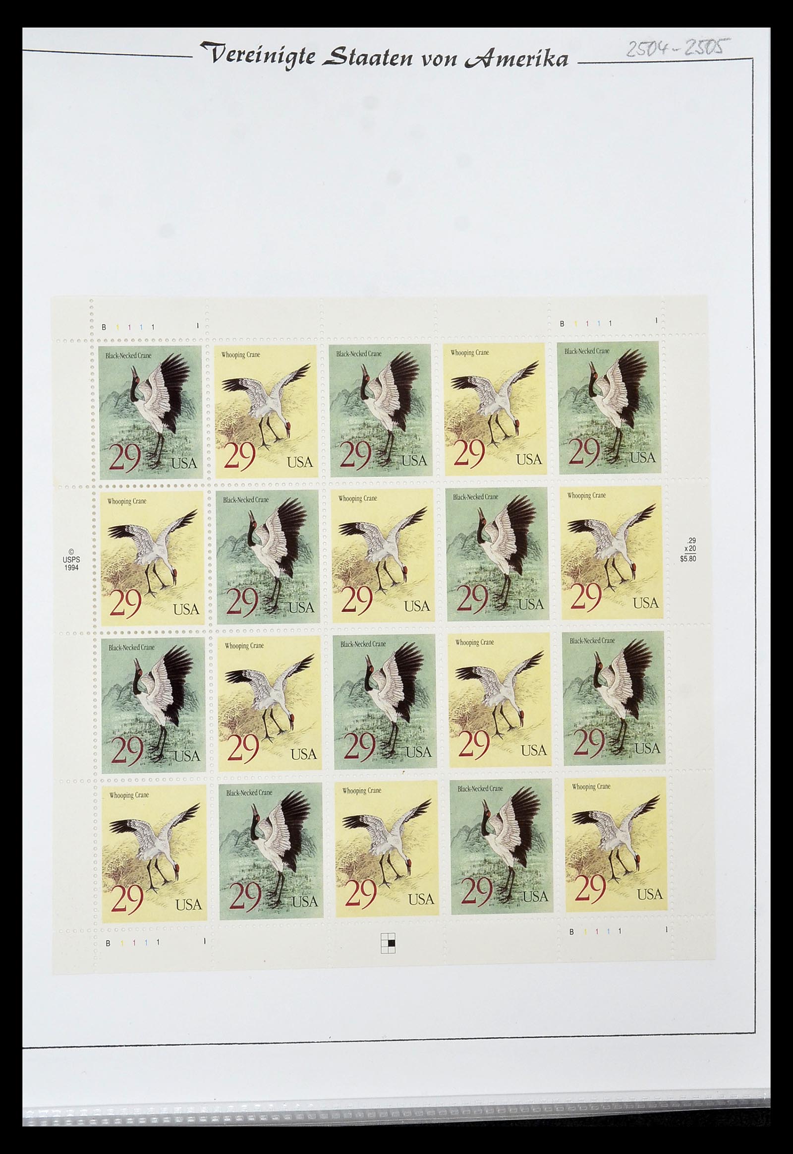 34834 026 - Stamp Collection 34834 USA sheetlets 1988-2005.