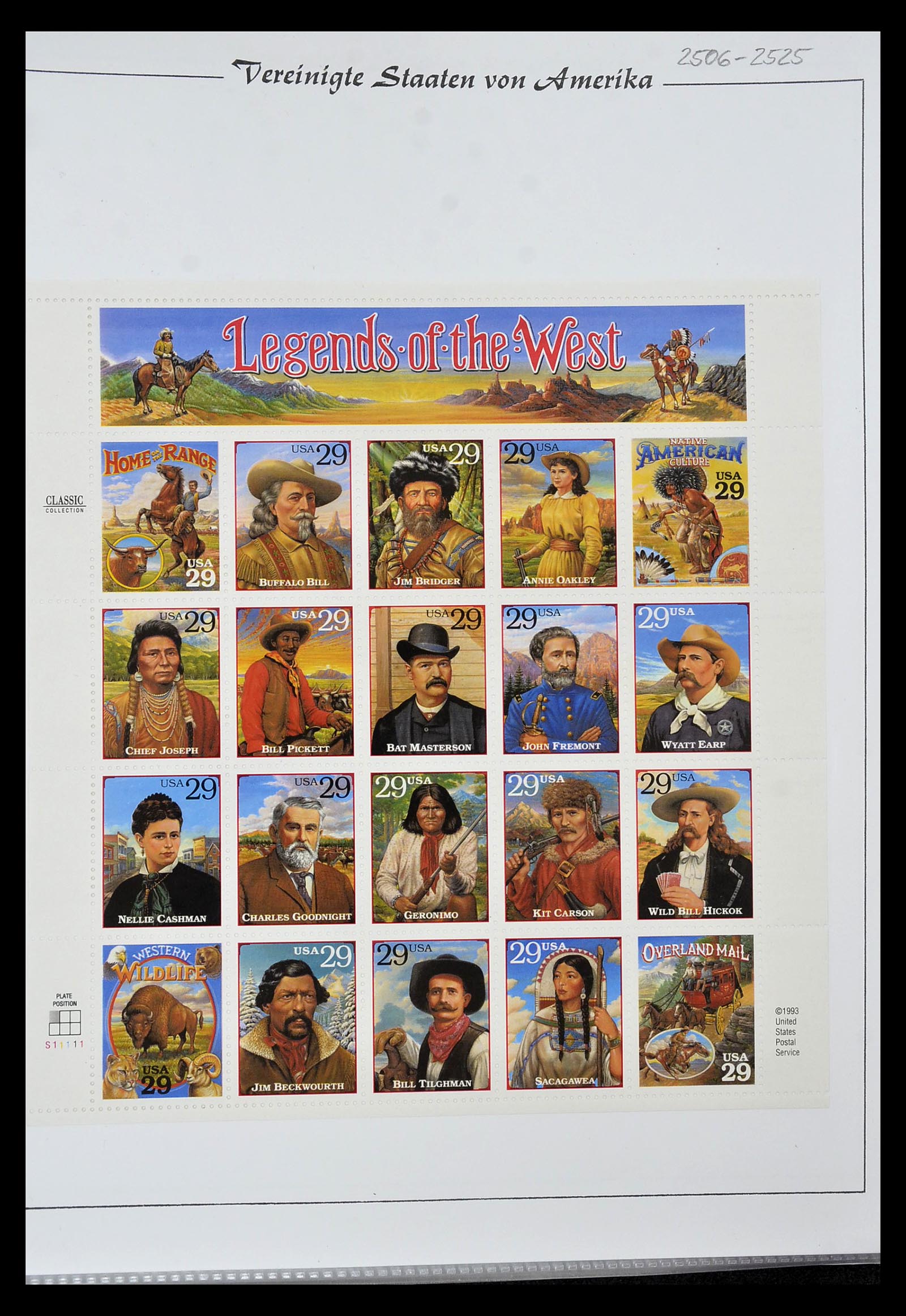 34834 027 - Stamp Collection 34834 USA sheetlets 1988-2005.