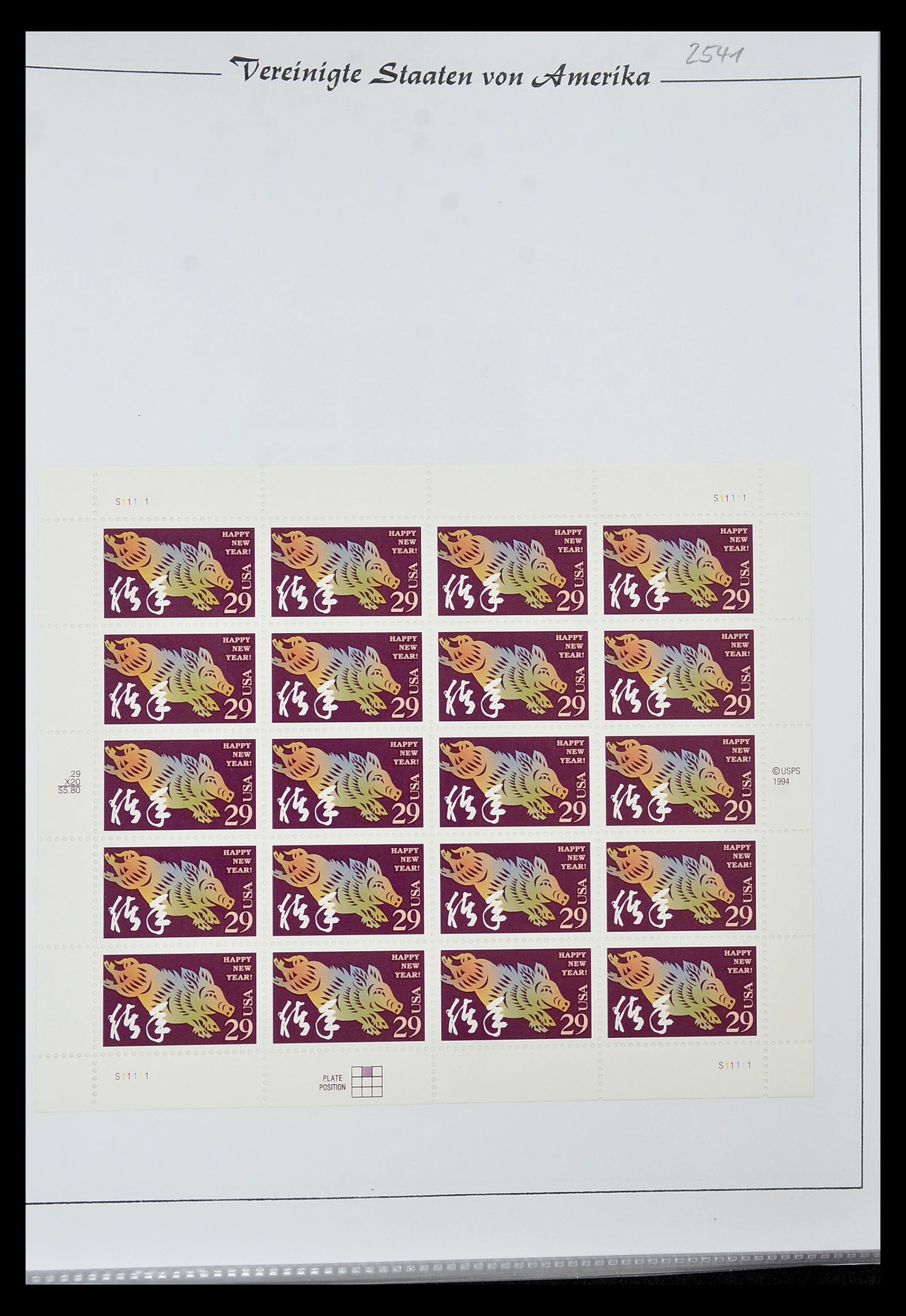 34834 029 - Stamp Collection 34834 USA sheetlets 1988-2005.