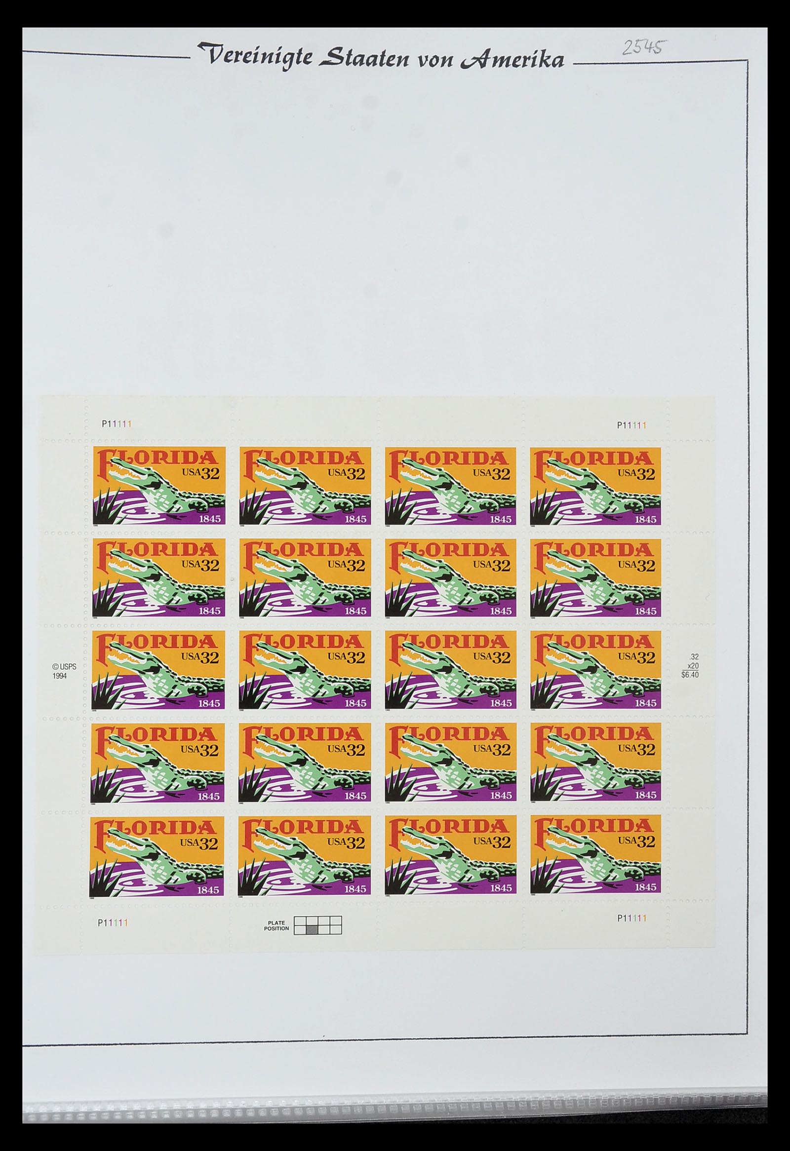 34834 031 - Stamp Collection 34834 USA sheetlets 1988-2005.