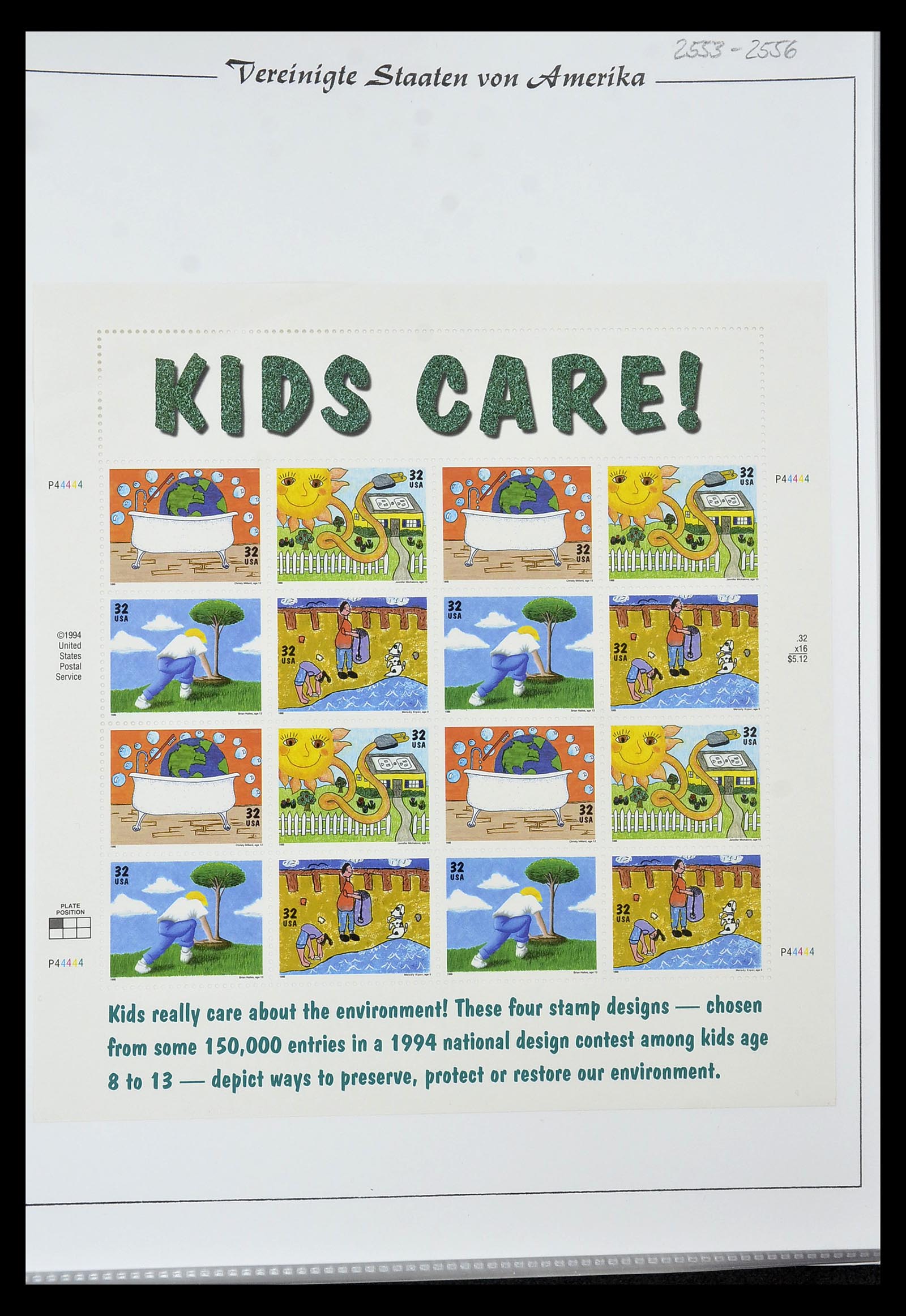 34834 032 - Stamp Collection 34834 USA sheetlets 1988-2005.