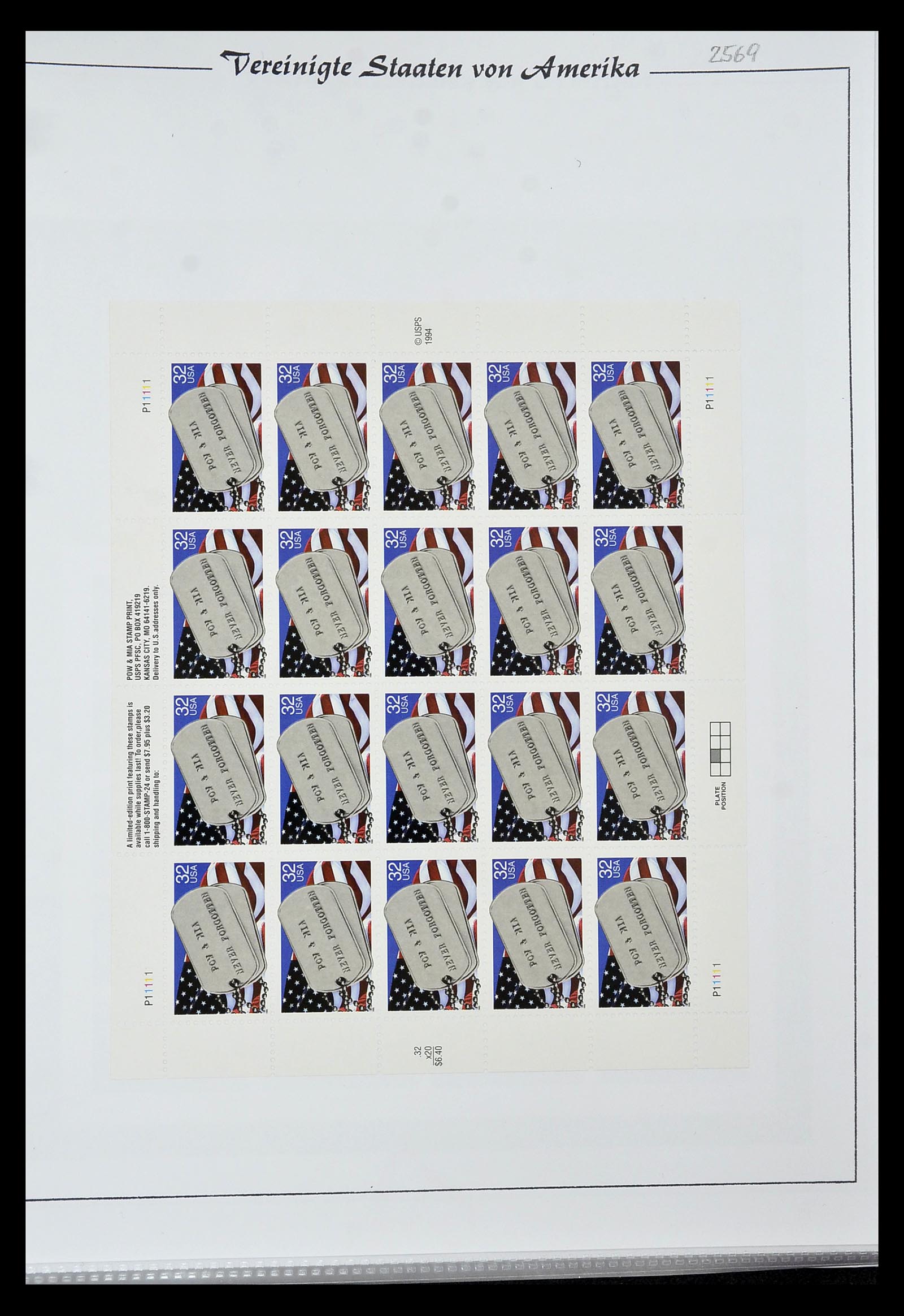 34834 034 - Stamp Collection 34834 USA sheetlets 1988-2005.