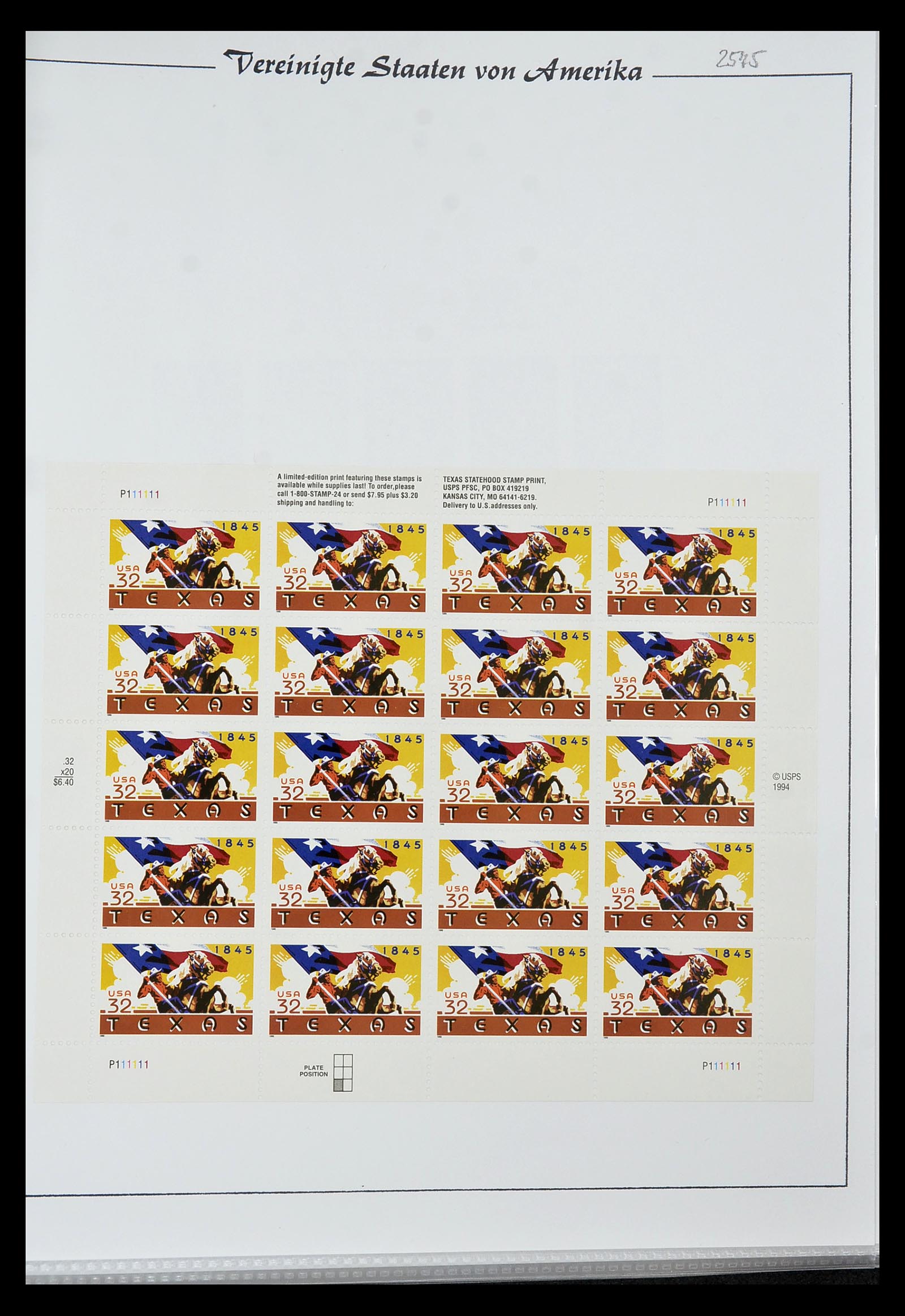 34834 037 - Stamp Collection 34834 USA sheetlets 1988-2005.