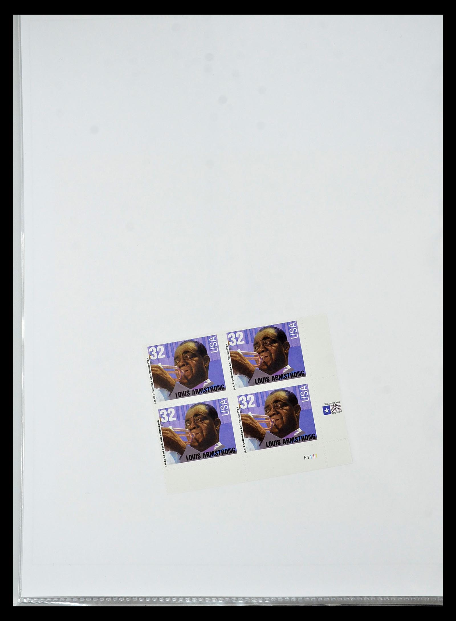 34834 044 - Postzegelverzameling 34834 USA velletjes 1988-2005.