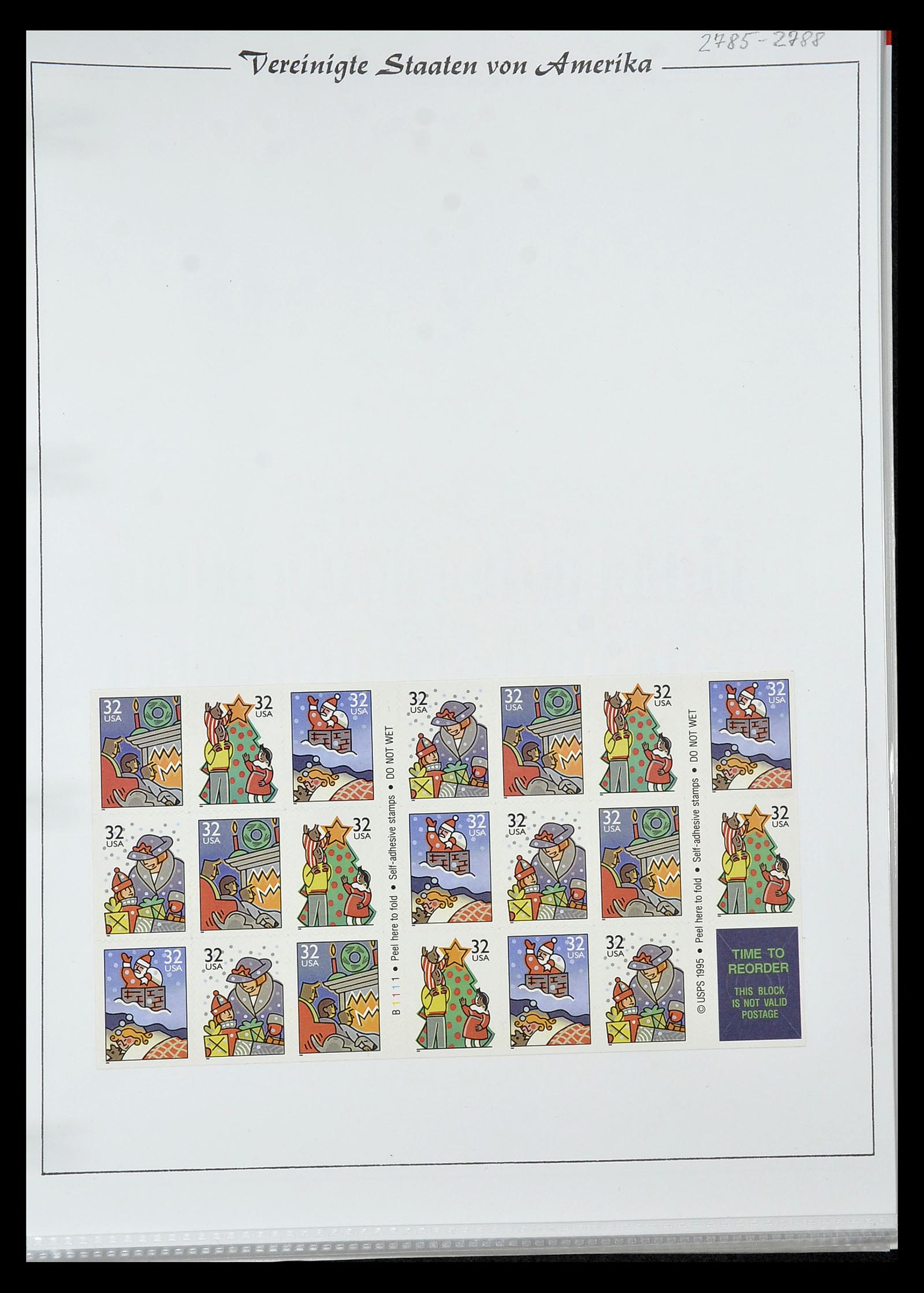 34834 065 - Stamp Collection 34834 USA sheetlets 1988-2005.