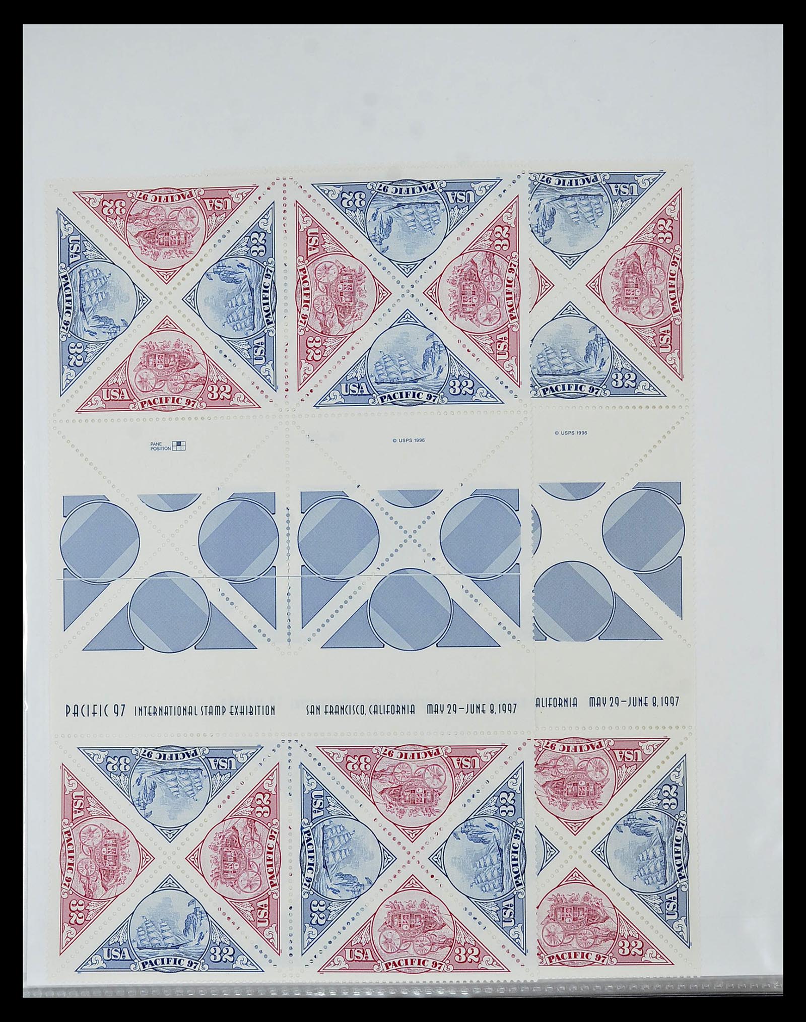 34834 075 - Stamp Collection 34834 USA sheetlets 1988-2005.