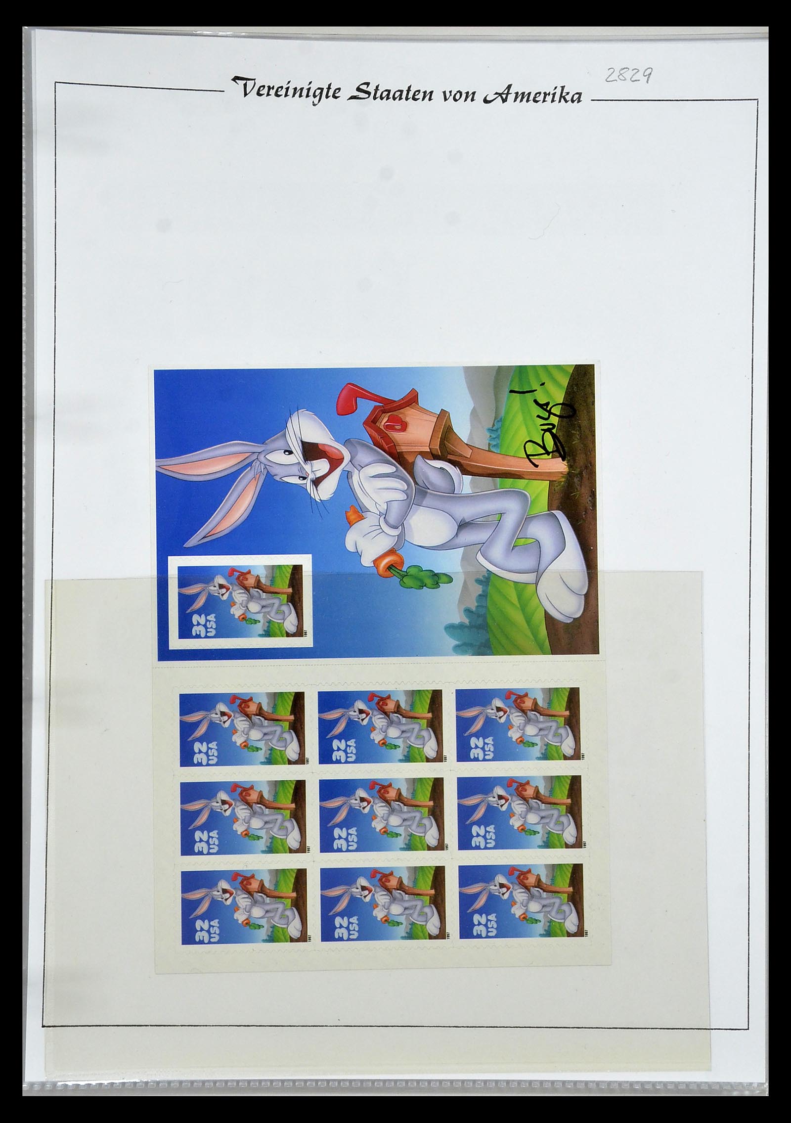 34834 077 - Stamp Collection 34834 USA sheetlets 1988-2005.