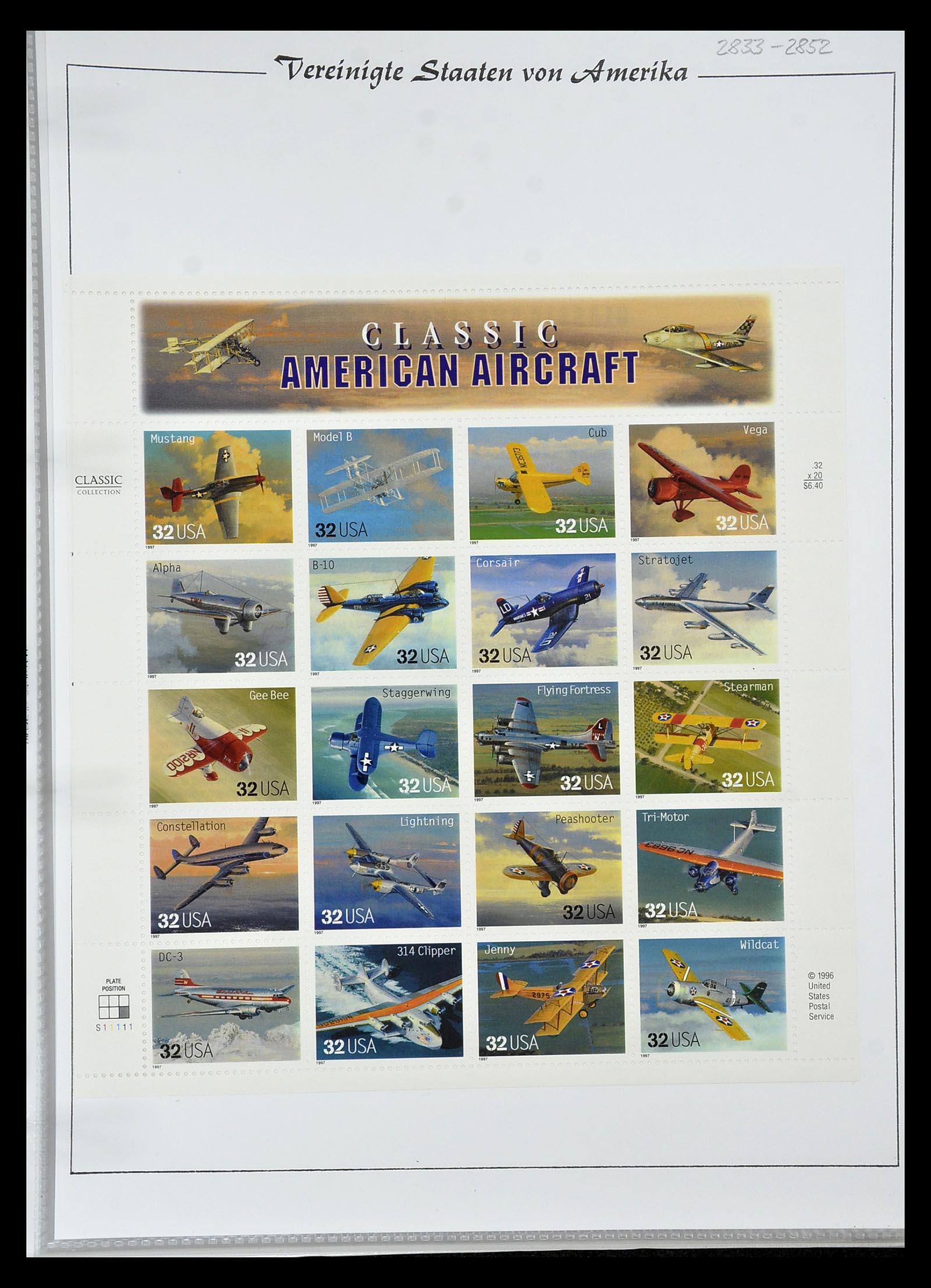34834 080 - Stamp Collection 34834 USA sheetlets 1988-2005.