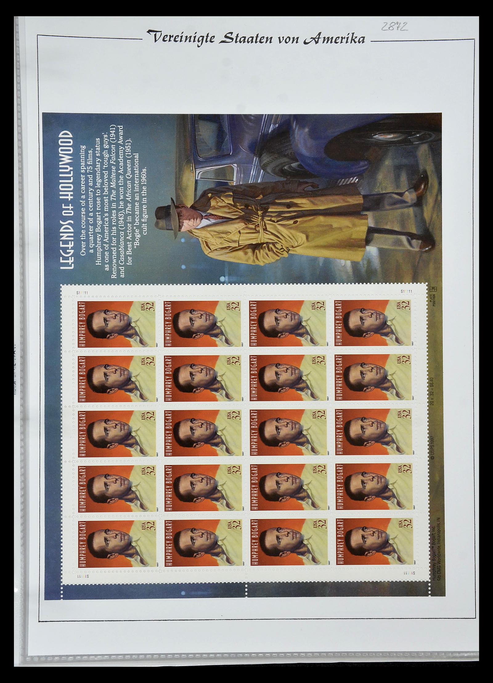 34834 083 - Stamp Collection 34834 USA sheetlets 1988-2005.