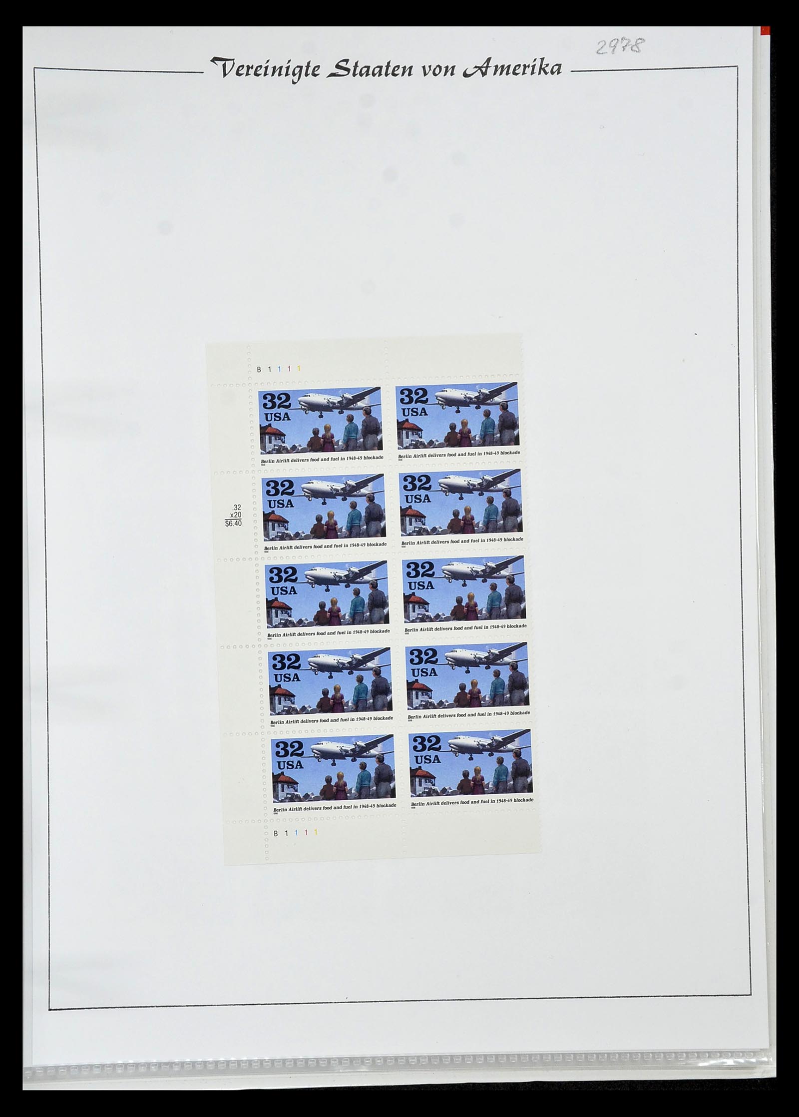 34834 098 - Stamp Collection 34834 USA sheetlets 1988-2005.