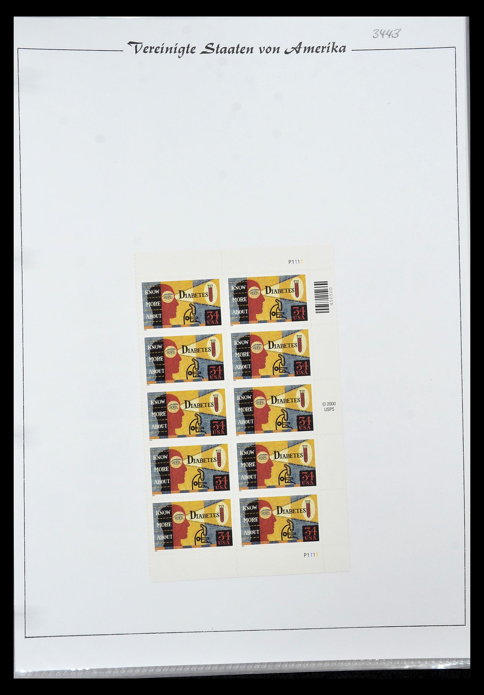 34834 164 - Stamp Collection 34834 USA sheetlets 1988-2005.
