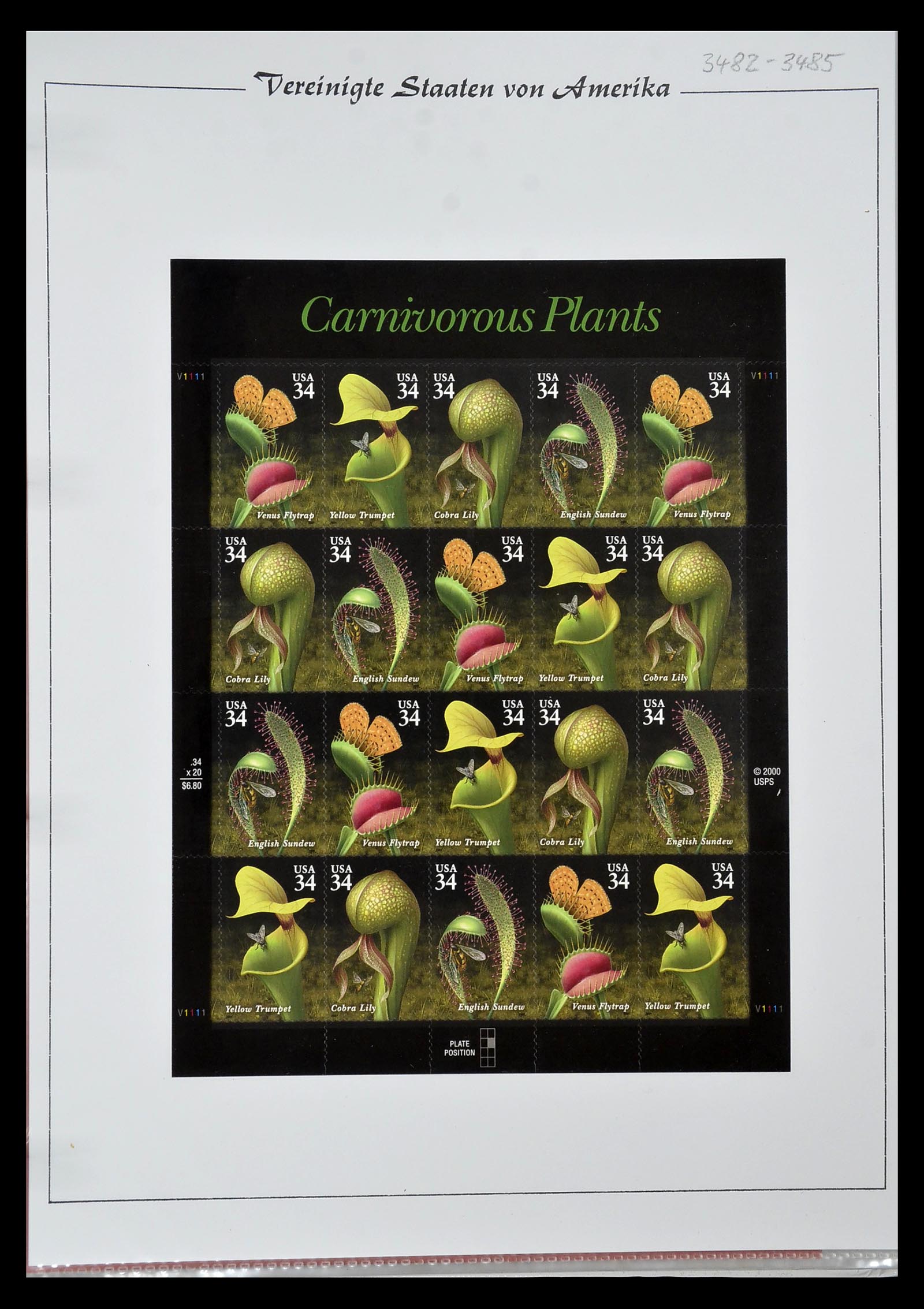 34834 174 - Stamp Collection 34834 USA sheetlets 1988-2005.