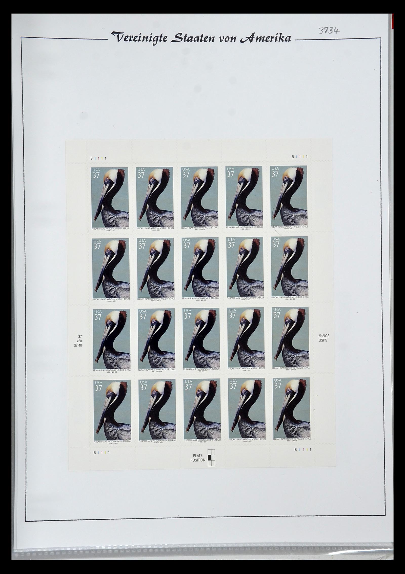 34834 195 - Stamp Collection 34834 USA sheetlets 1988-2005.