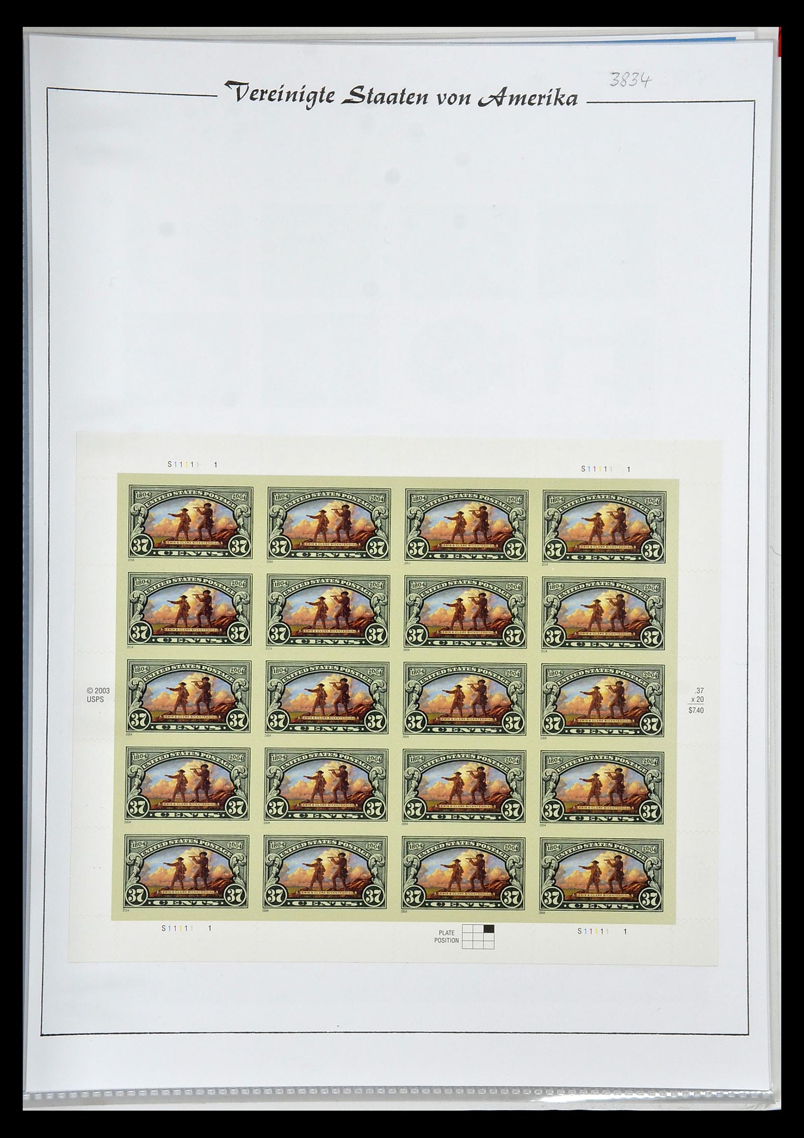 34834 210 - Stamp Collection 34834 USA sheetlets 1988-2005.