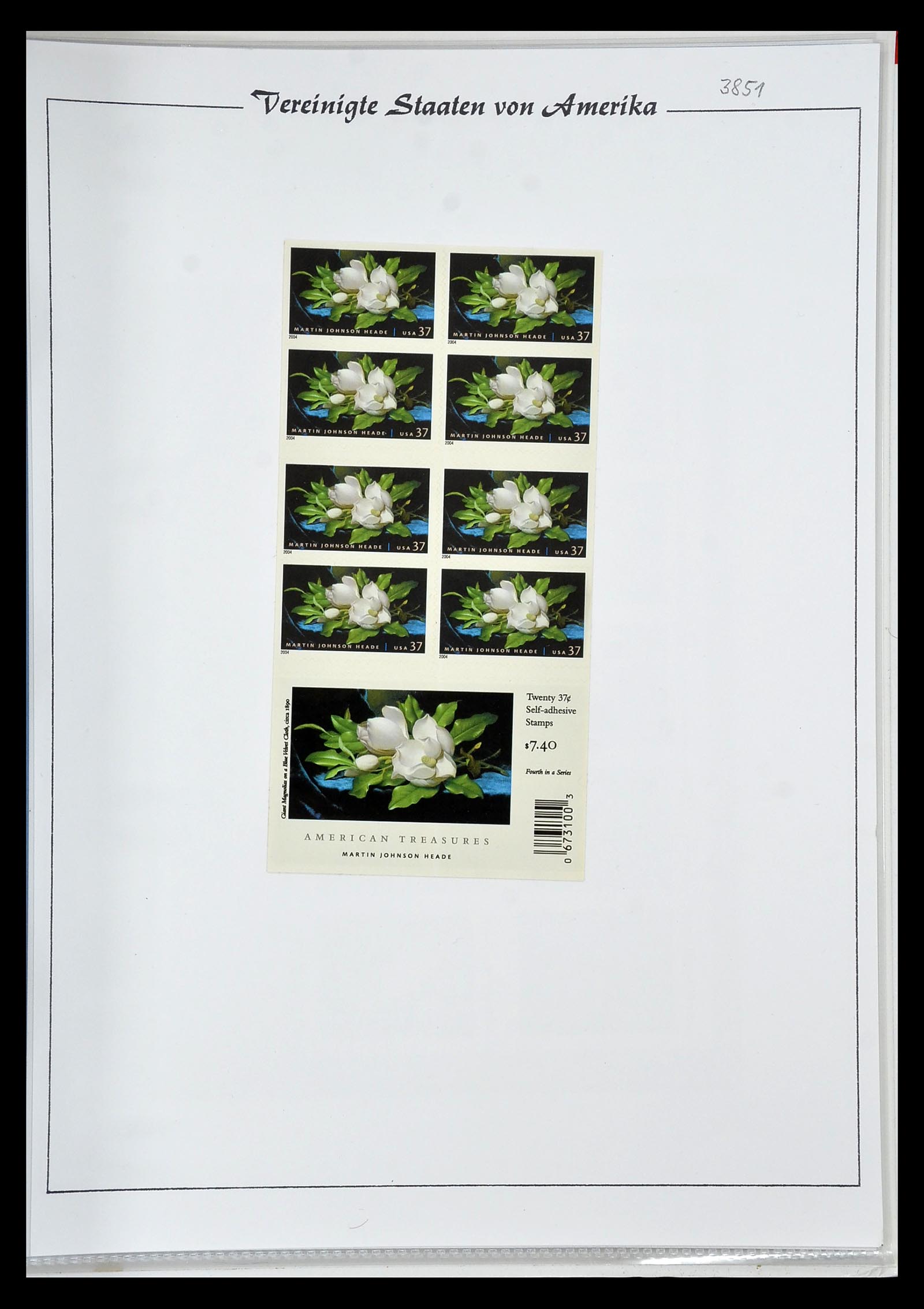 34834 213 - Stamp Collection 34834 USA sheetlets 1988-2005.