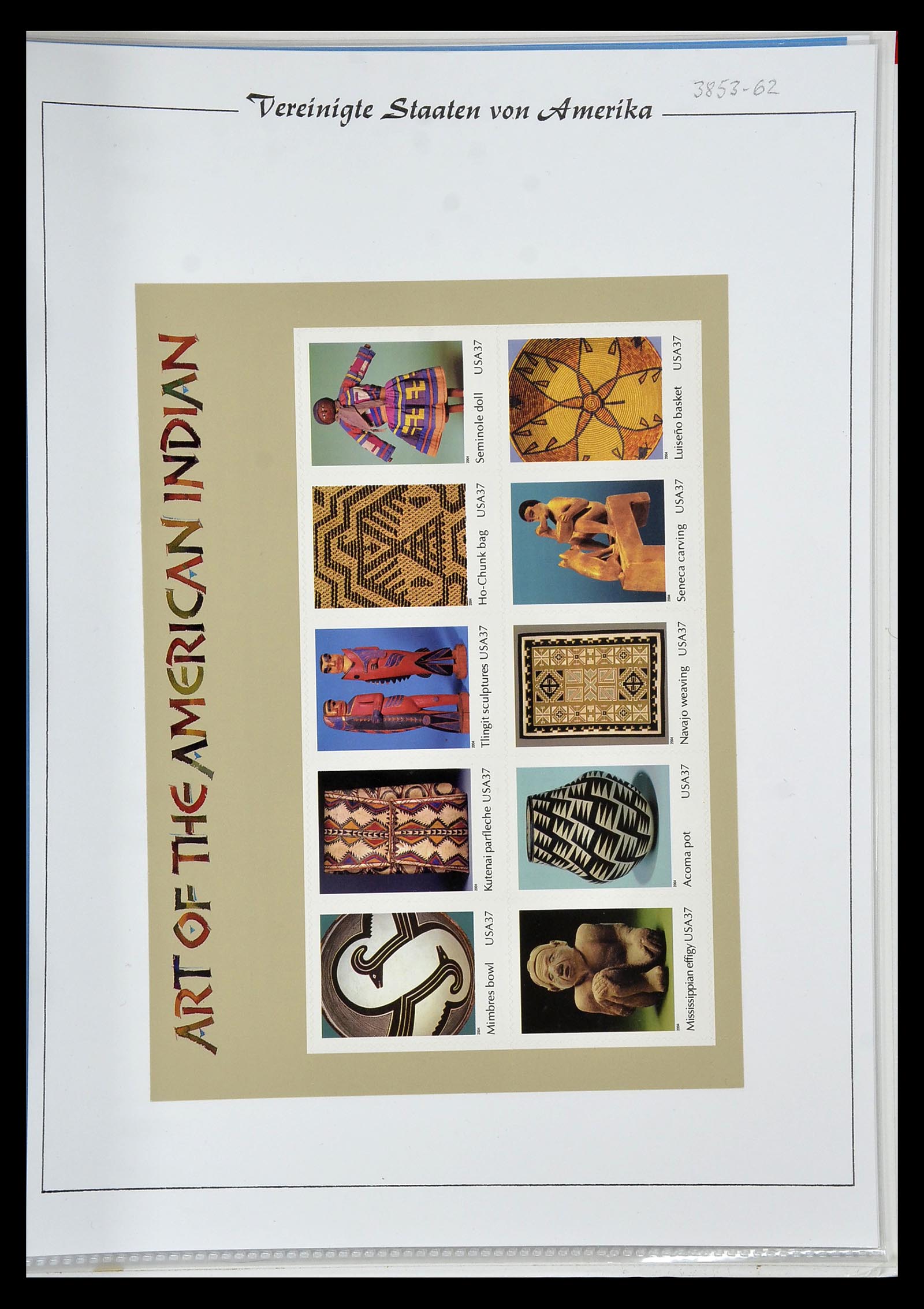 34834 214 - Stamp Collection 34834 USA sheetlets 1988-2005.