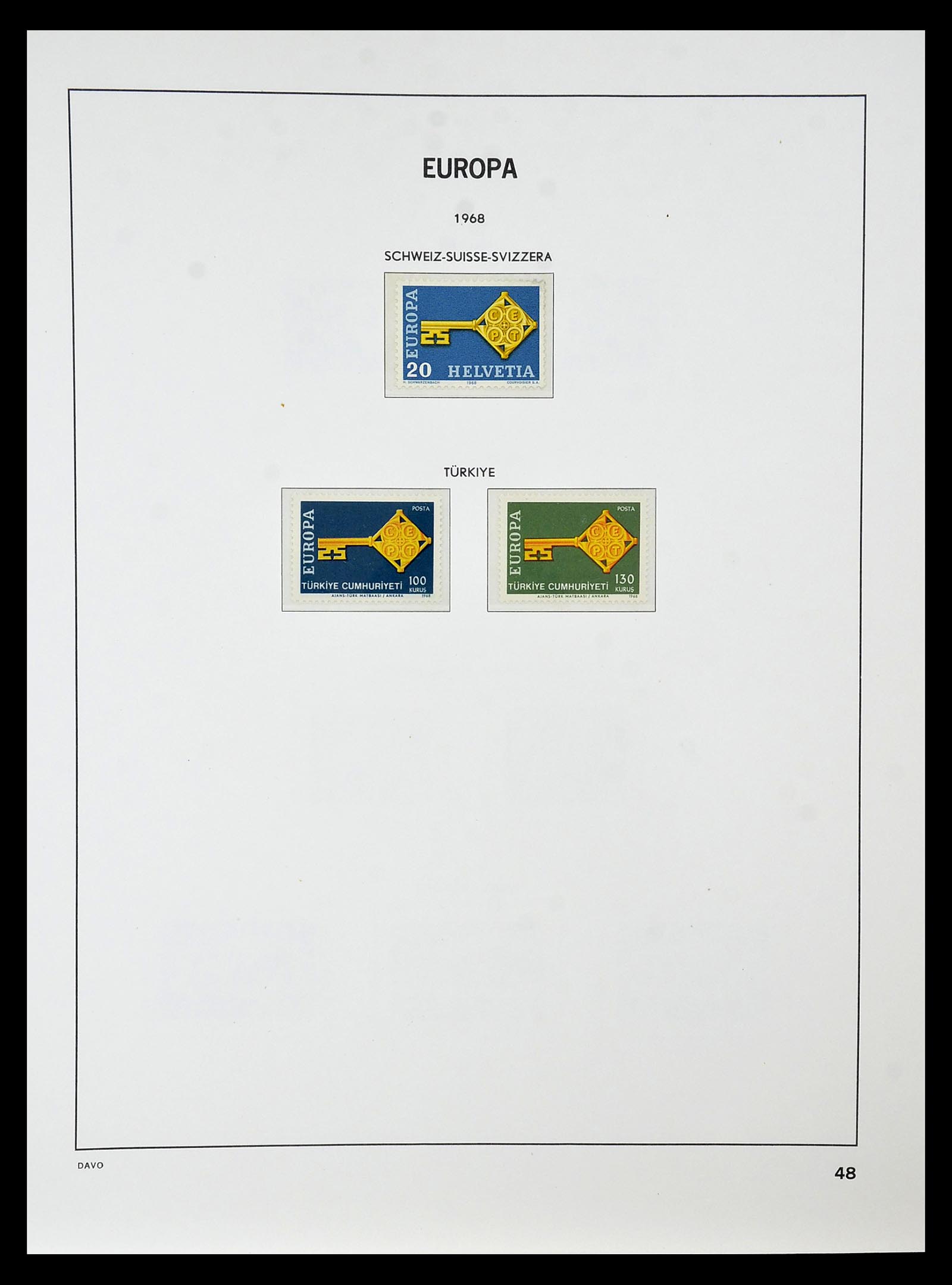 34838 048 - Stamp Collection 34838 Europa CEPT 1956-1998.