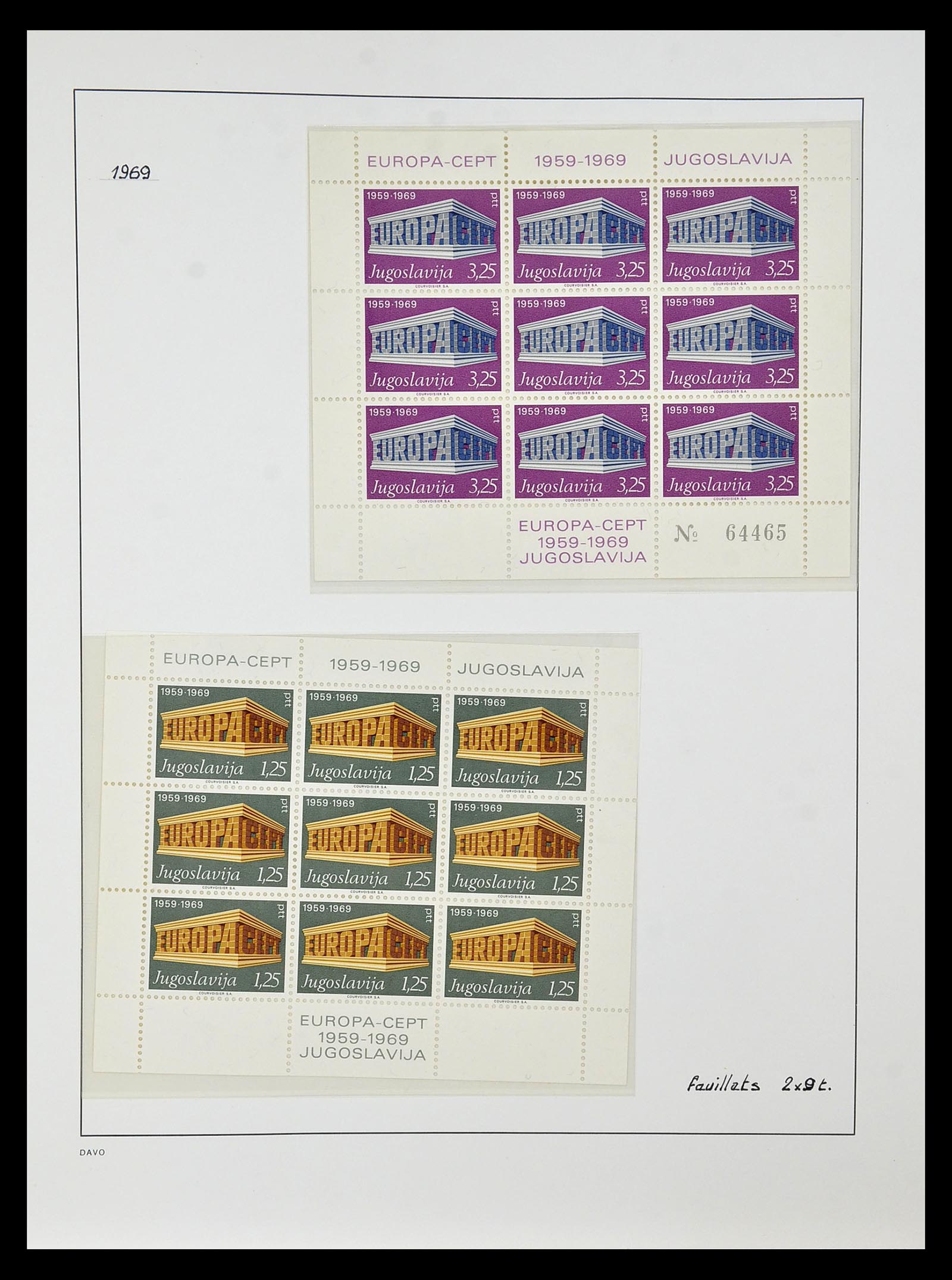 34838 055 - Postzegelverzameling 34838 Europa CEPT 1956-1998.