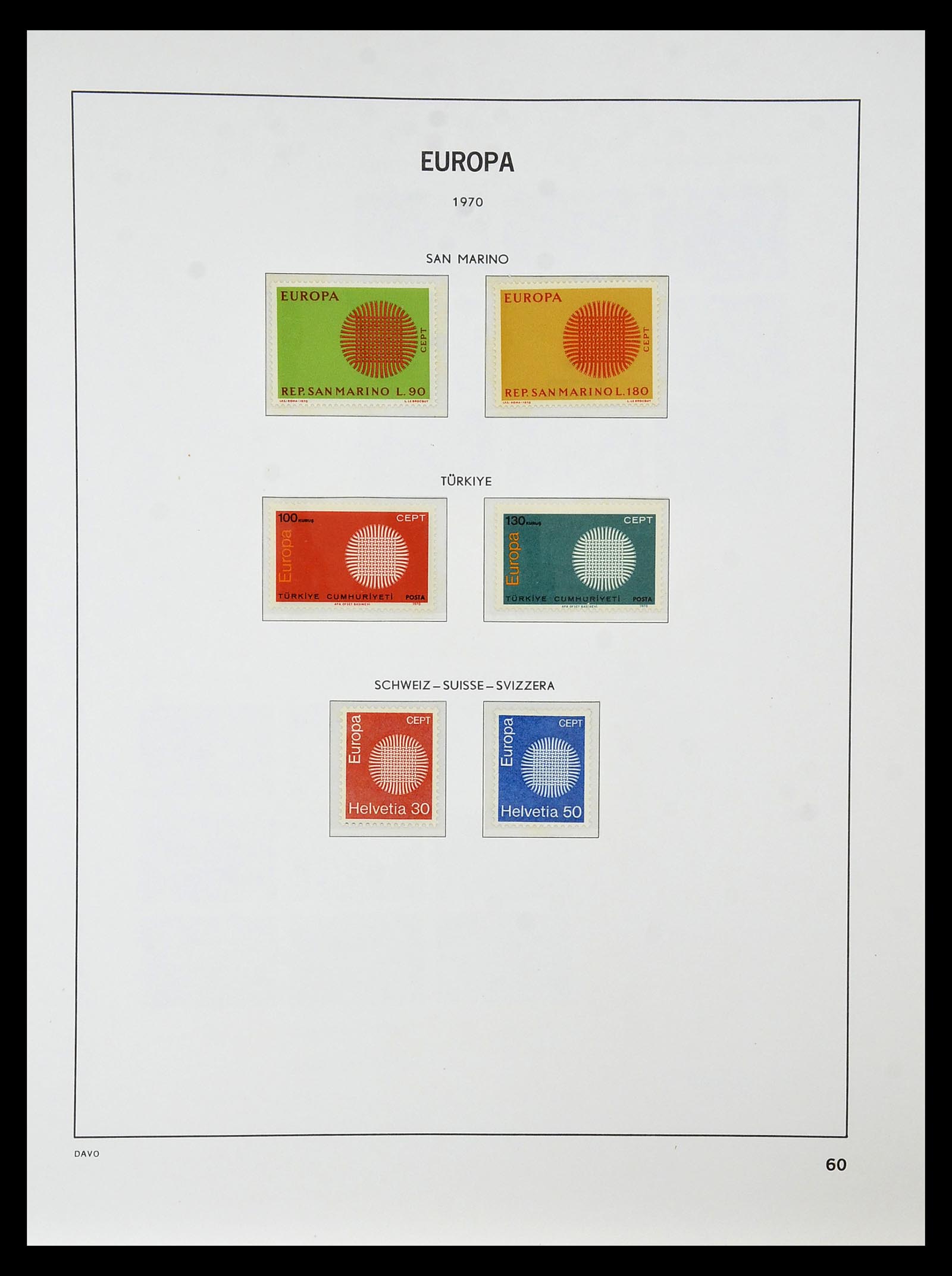 34838 060 - Stamp Collection 34838 Europa CEPT 1956-1998.