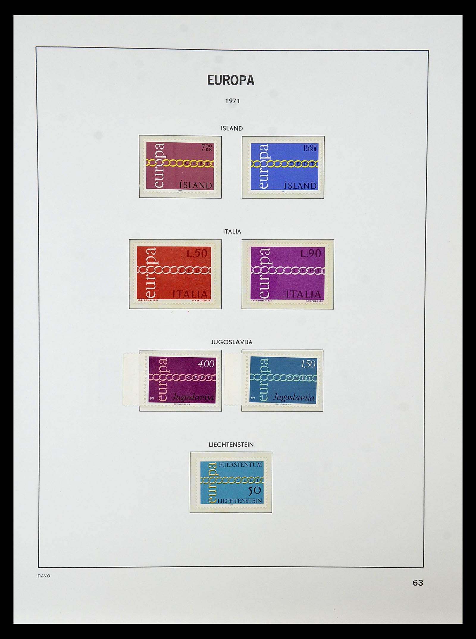 34838 064 - Stamp Collection 34838 Europa CEPT 1956-1998.