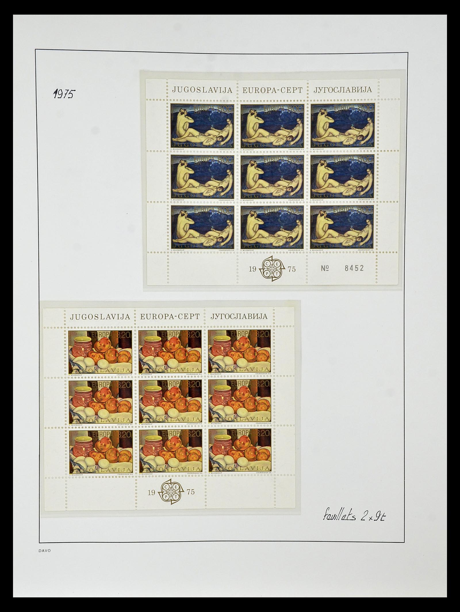 34838 093 - Postzegelverzameling 34838 Europa CEPT 1956-1998.