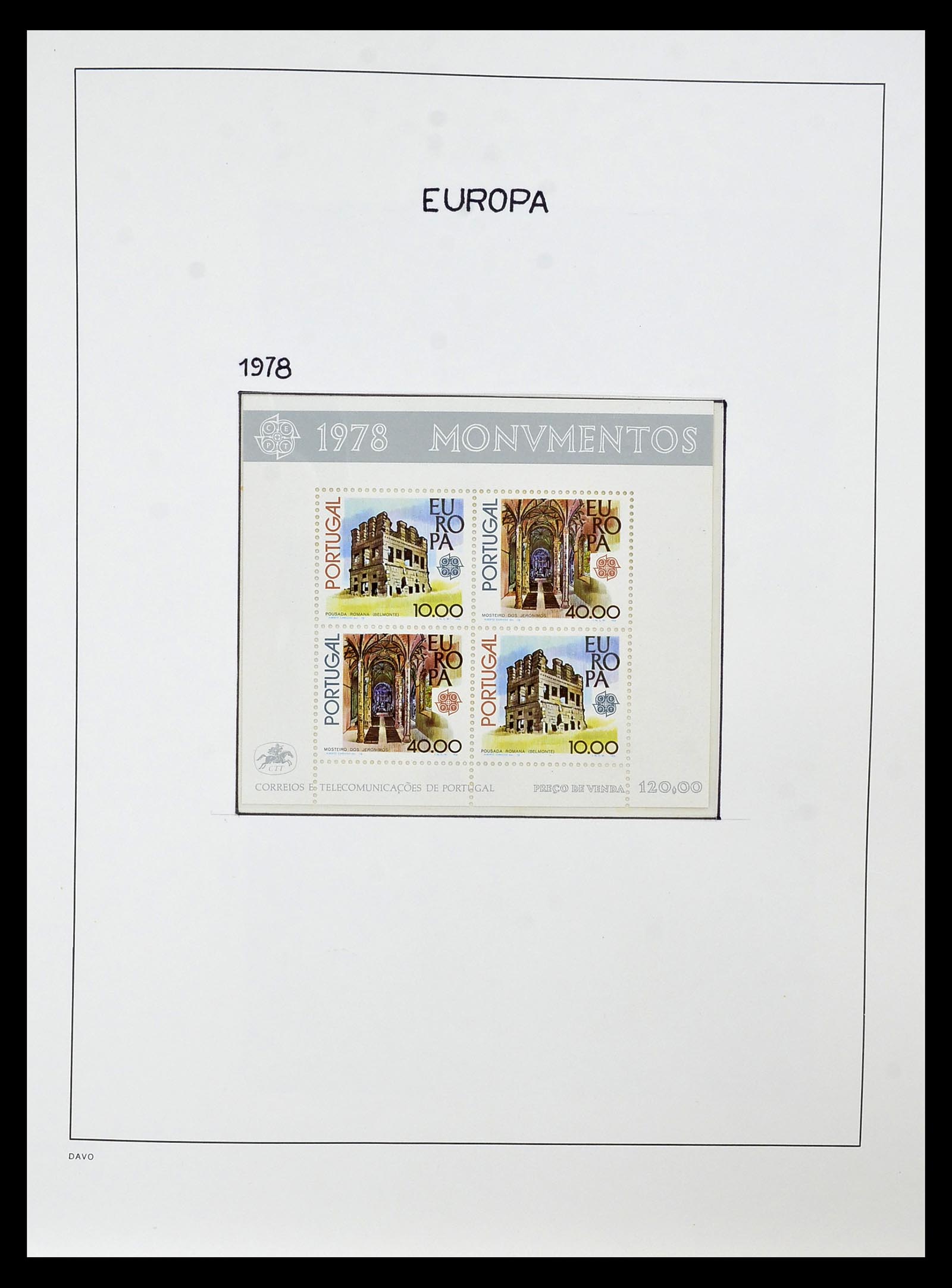 34838 123 - Postzegelverzameling 34838 Europa CEPT 1956-1998.