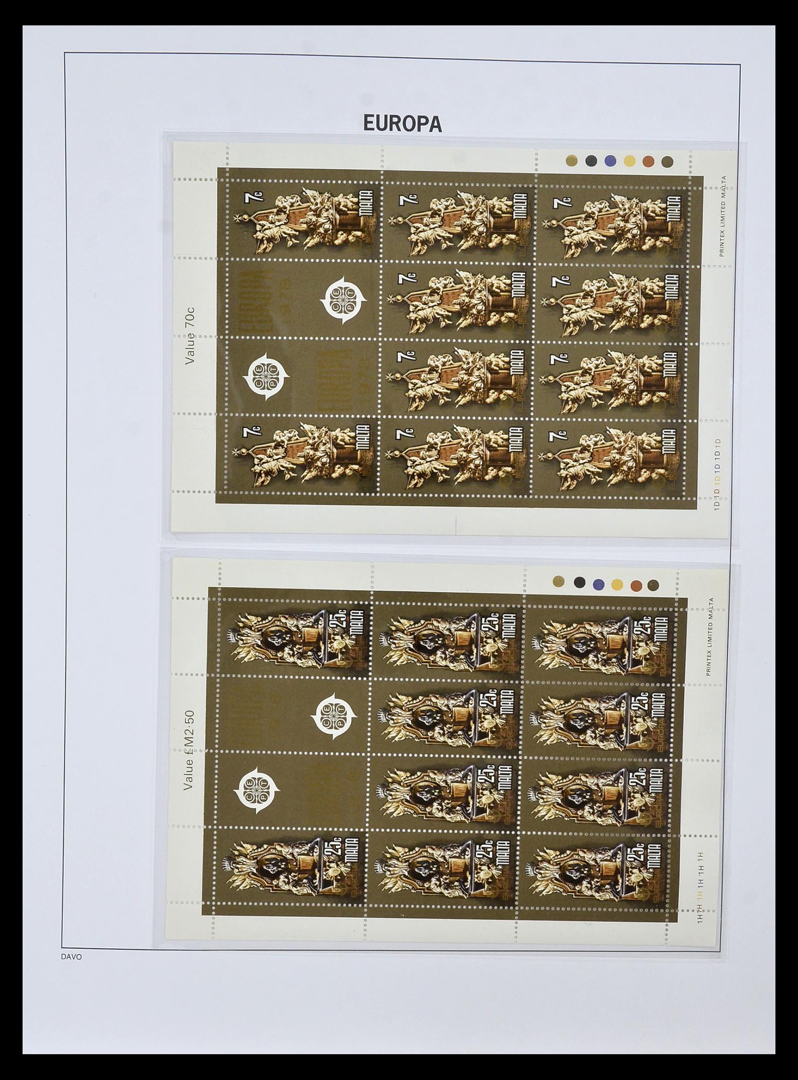 34838 124 - Postzegelverzameling 34838 Europa CEPT 1956-1998.