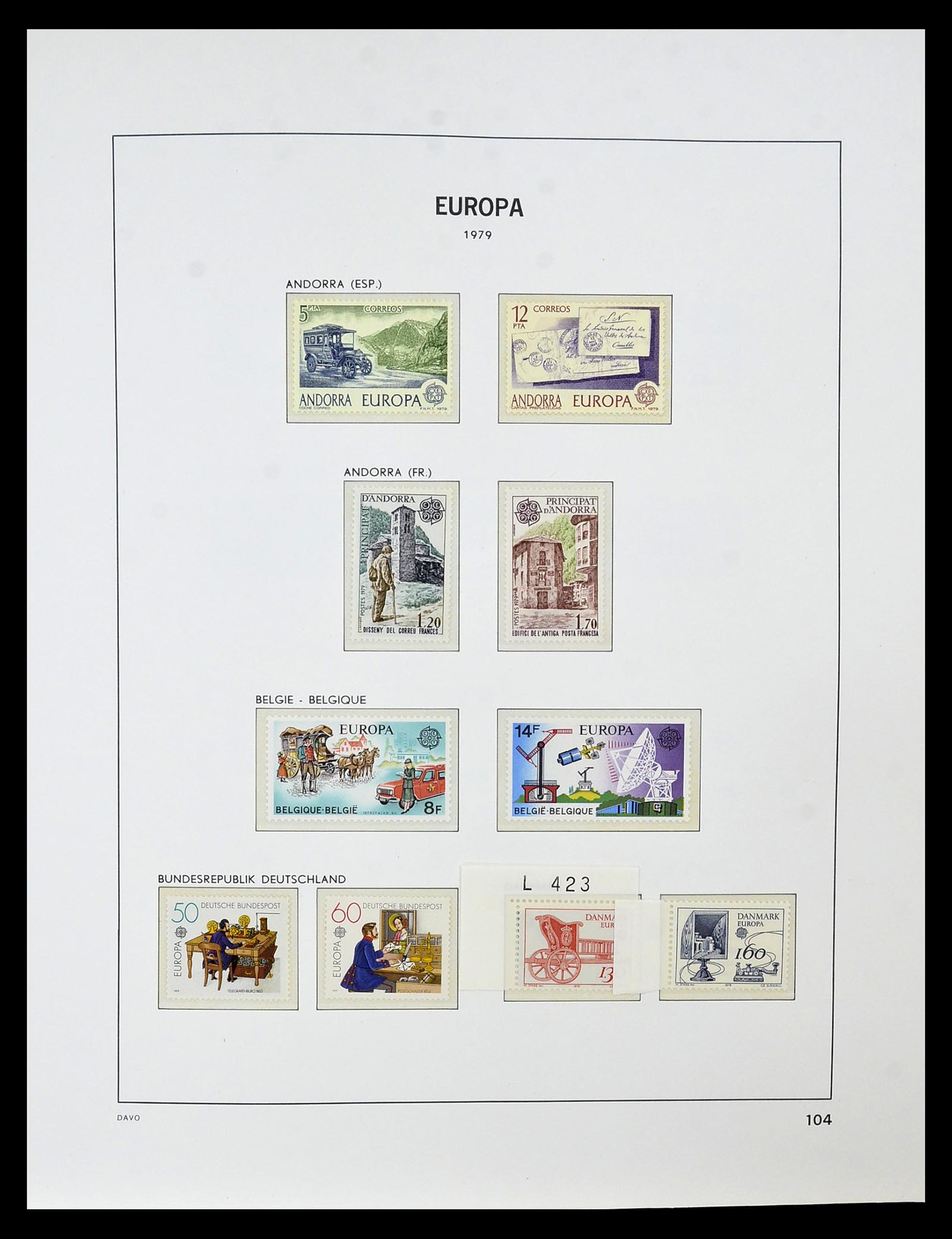 34838 127 - Postzegelverzameling 34838 Europa CEPT 1956-1998.