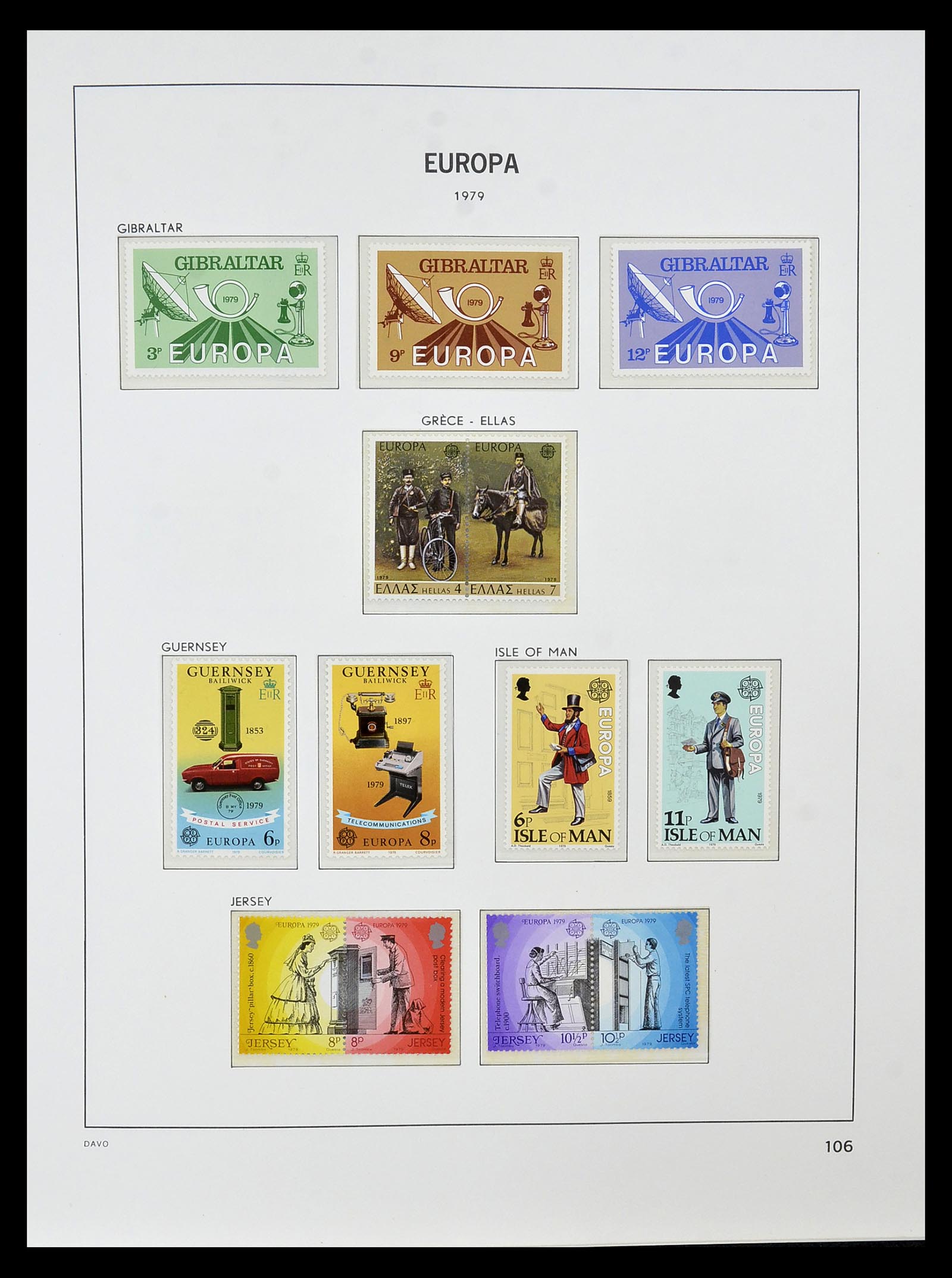 34838 129 - Postzegelverzameling 34838 Europa CEPT 1956-1998.