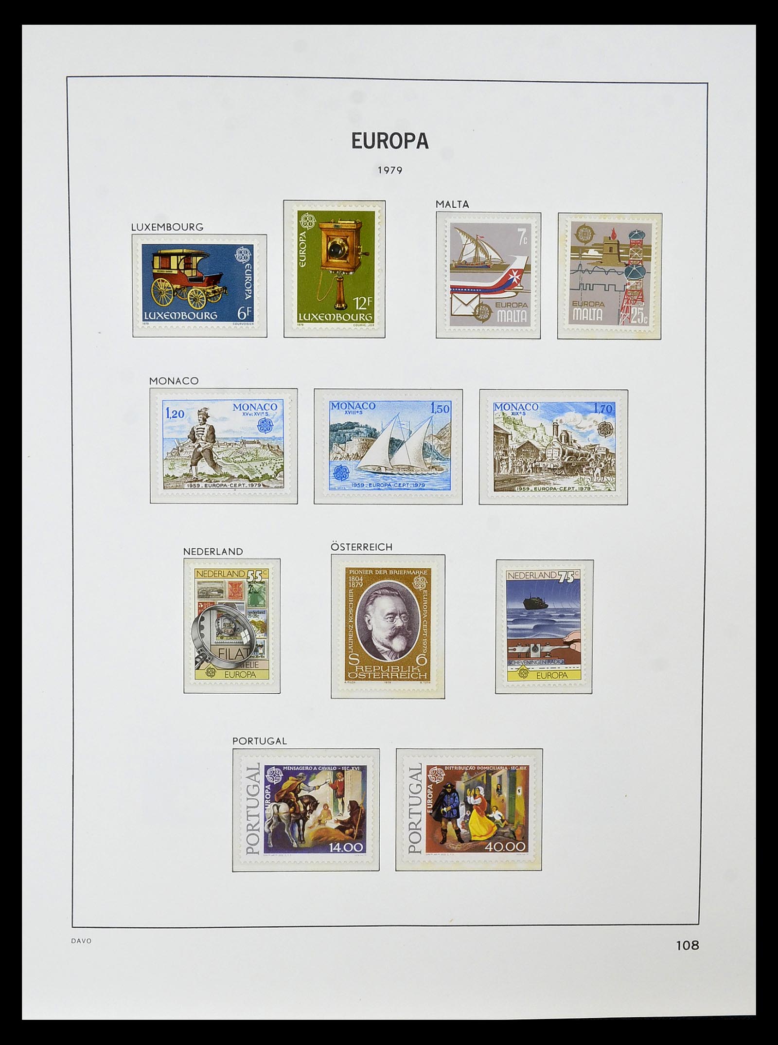 34838 131 - Postzegelverzameling 34838 Europa CEPT 1956-1998.