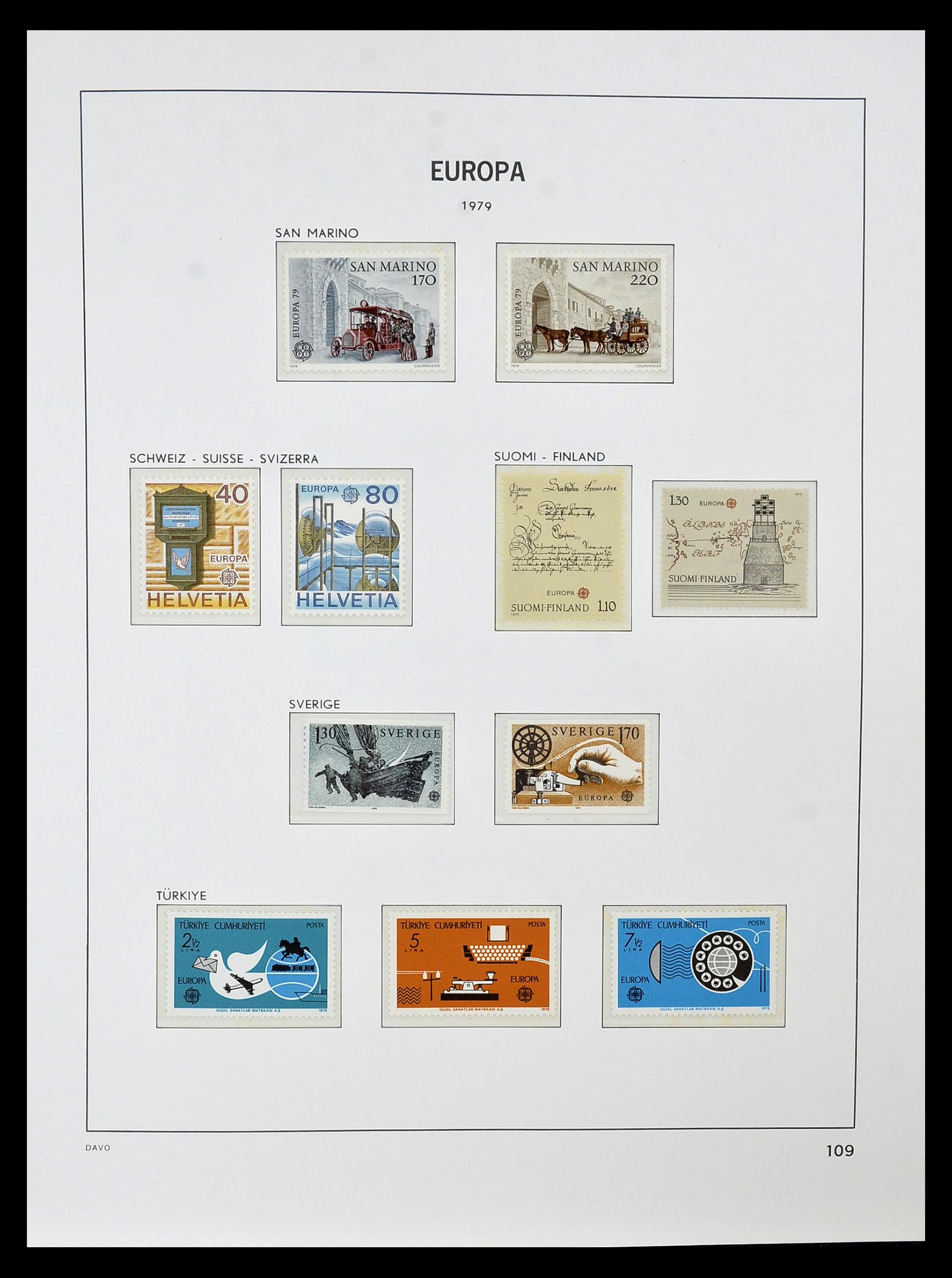 34838 132 - Postzegelverzameling 34838 Europa CEPT 1956-1998.