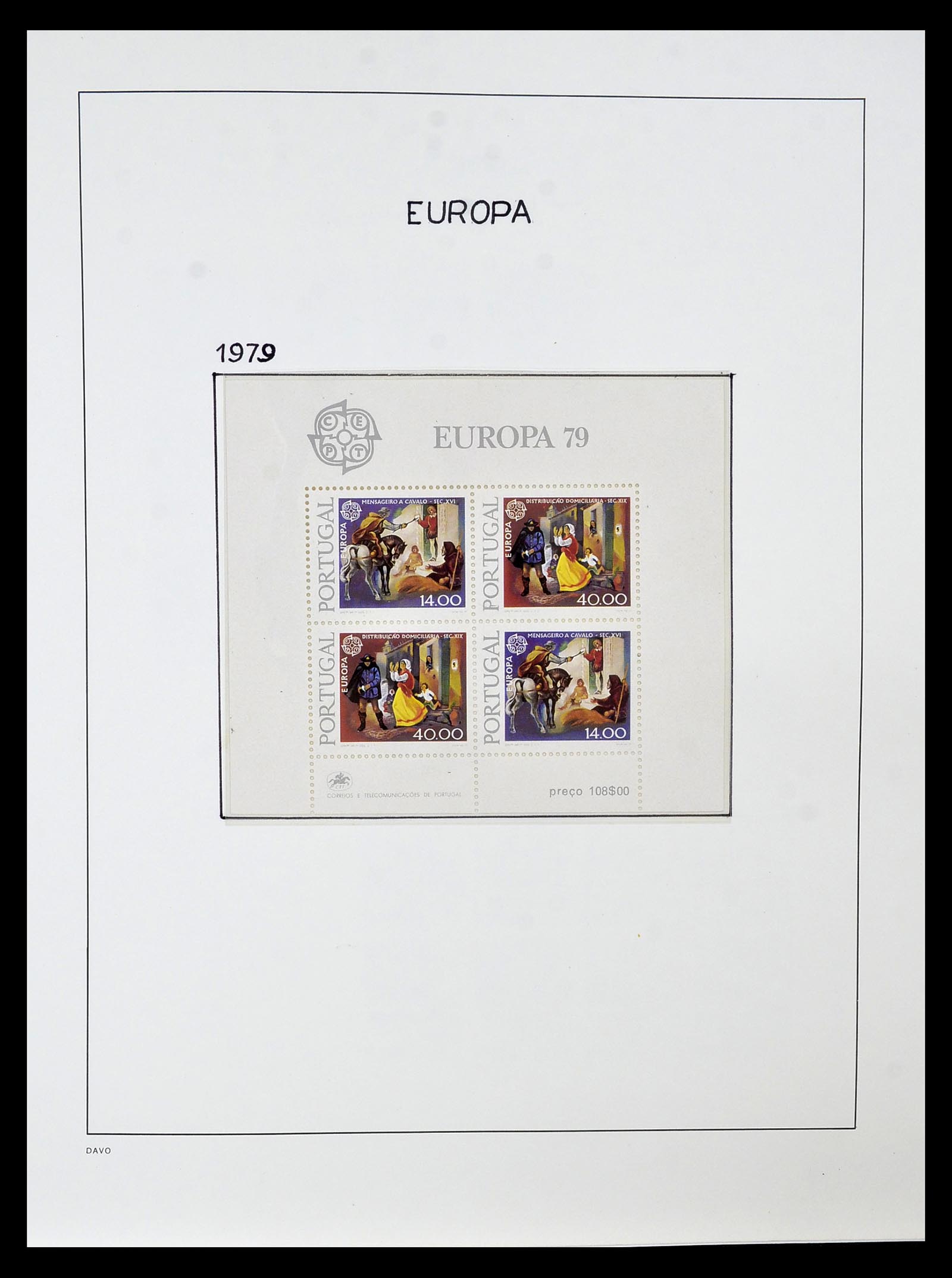 34838 134 - Postzegelverzameling 34838 Europa CEPT 1956-1998.