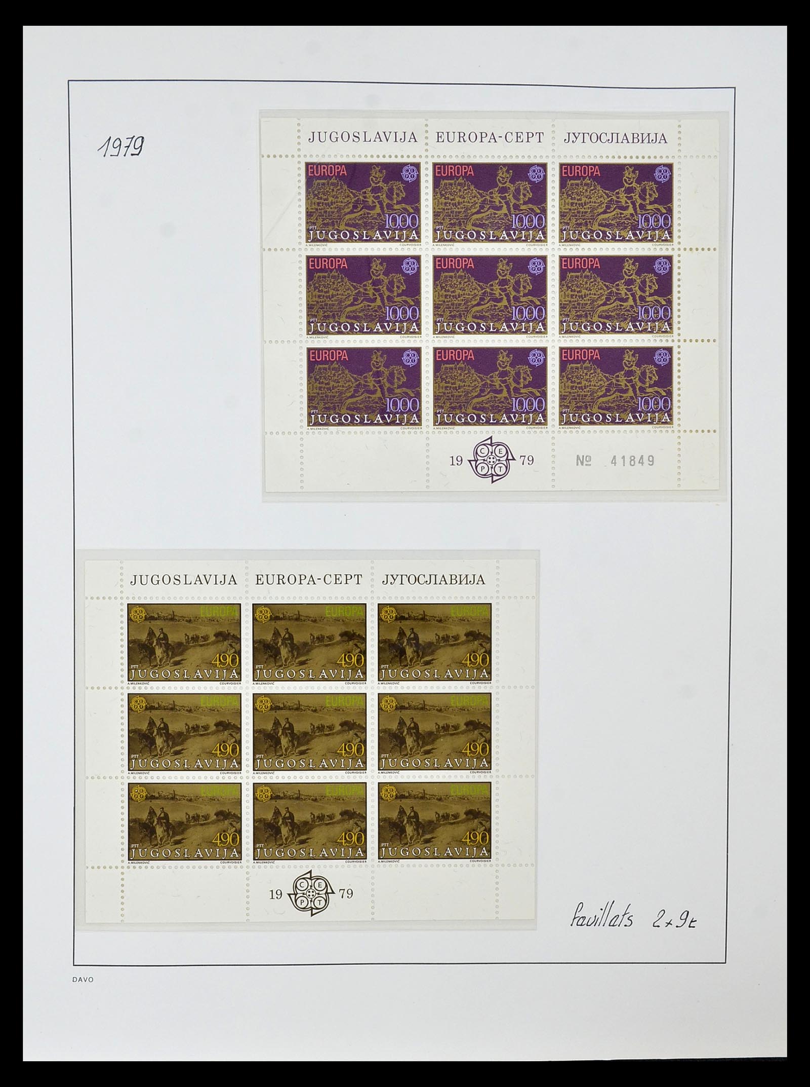 34838 137 - Postzegelverzameling 34838 Europa CEPT 1956-1998.