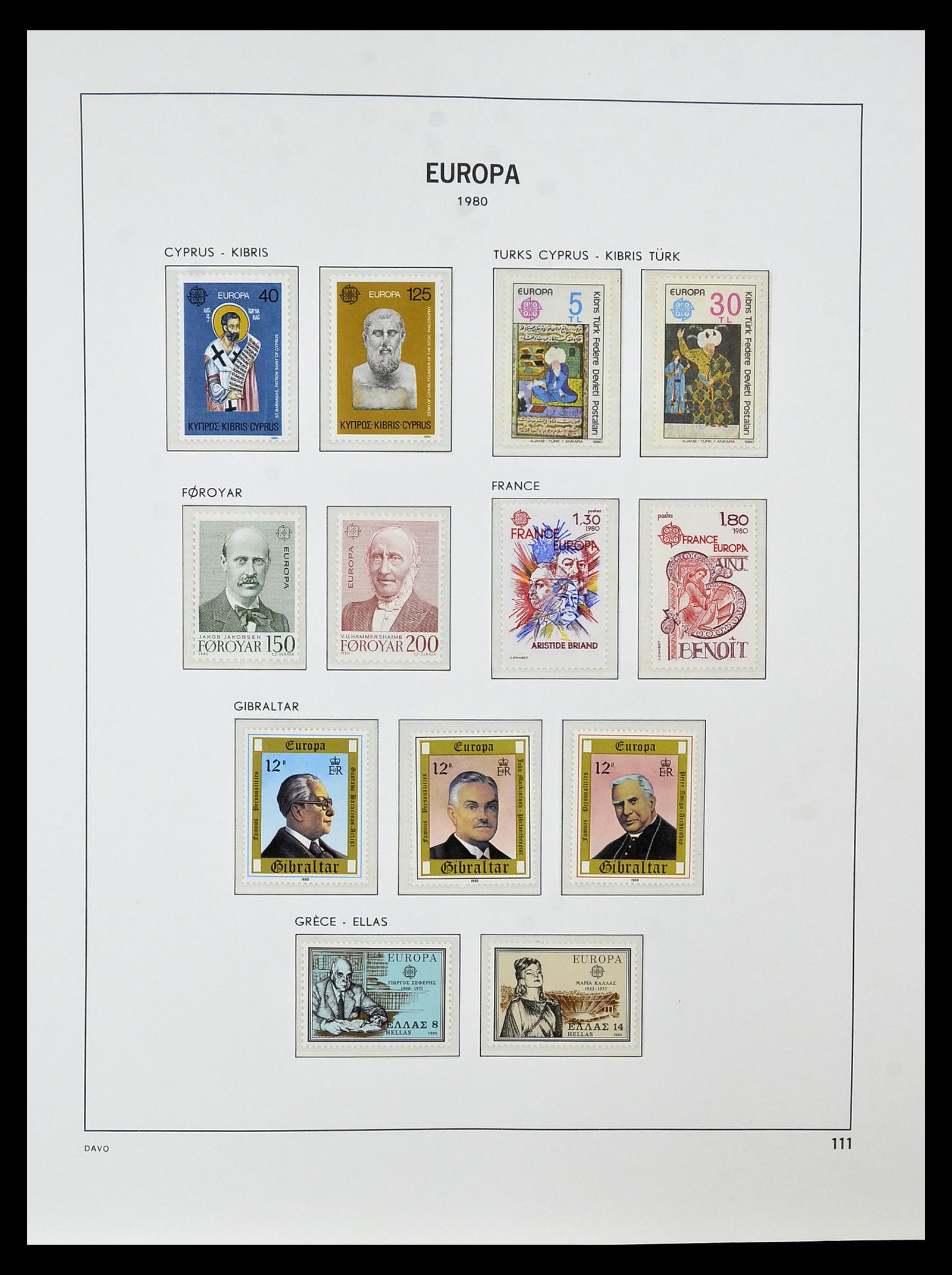34838 139 - Postzegelverzameling 34838 Europa CEPT 1956-1998.