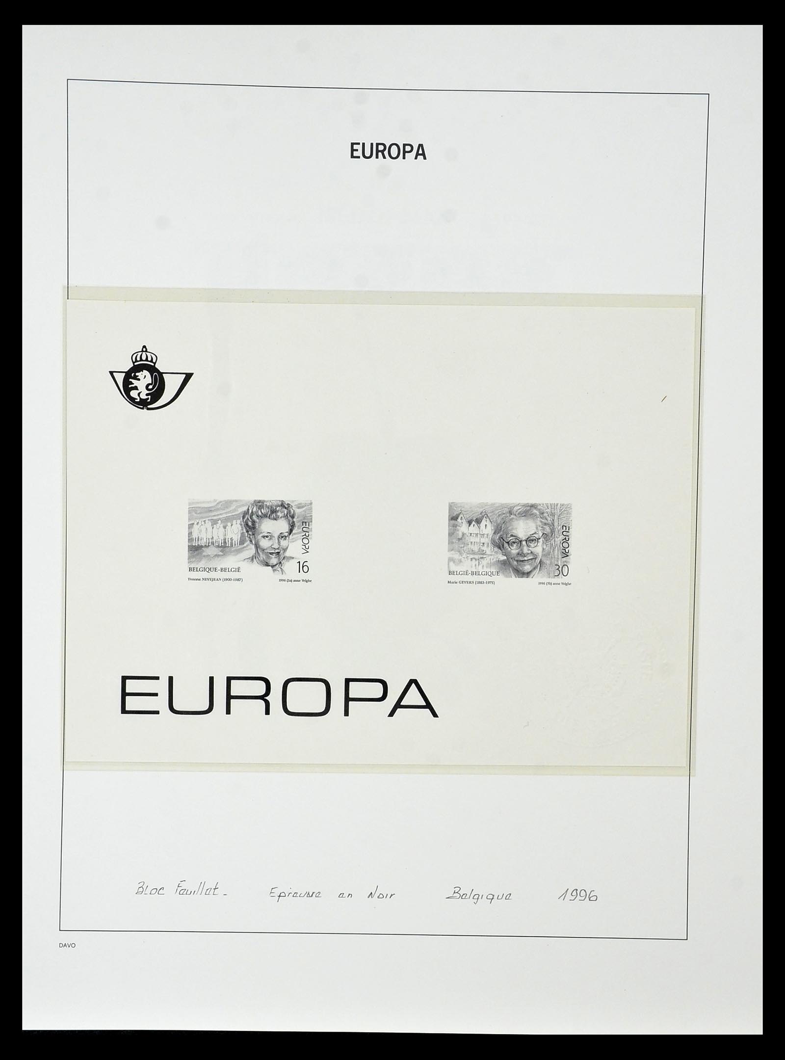 34838 402 - Postzegelverzameling 34838 Europa CEPT 1956-1998.