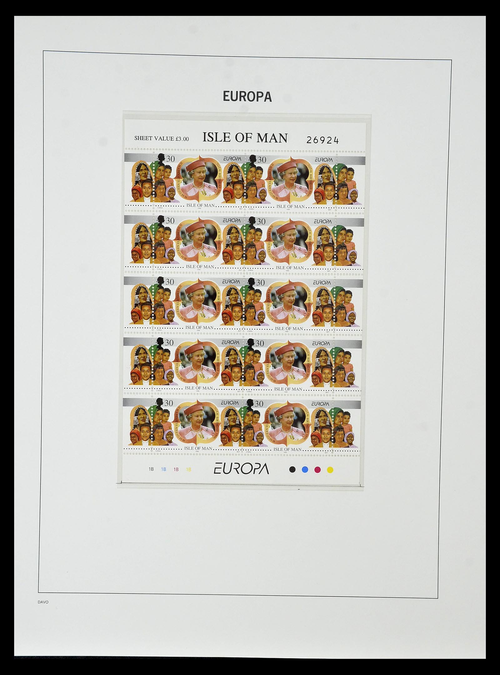 34838 403 - Postzegelverzameling 34838 Europa CEPT 1956-1998.