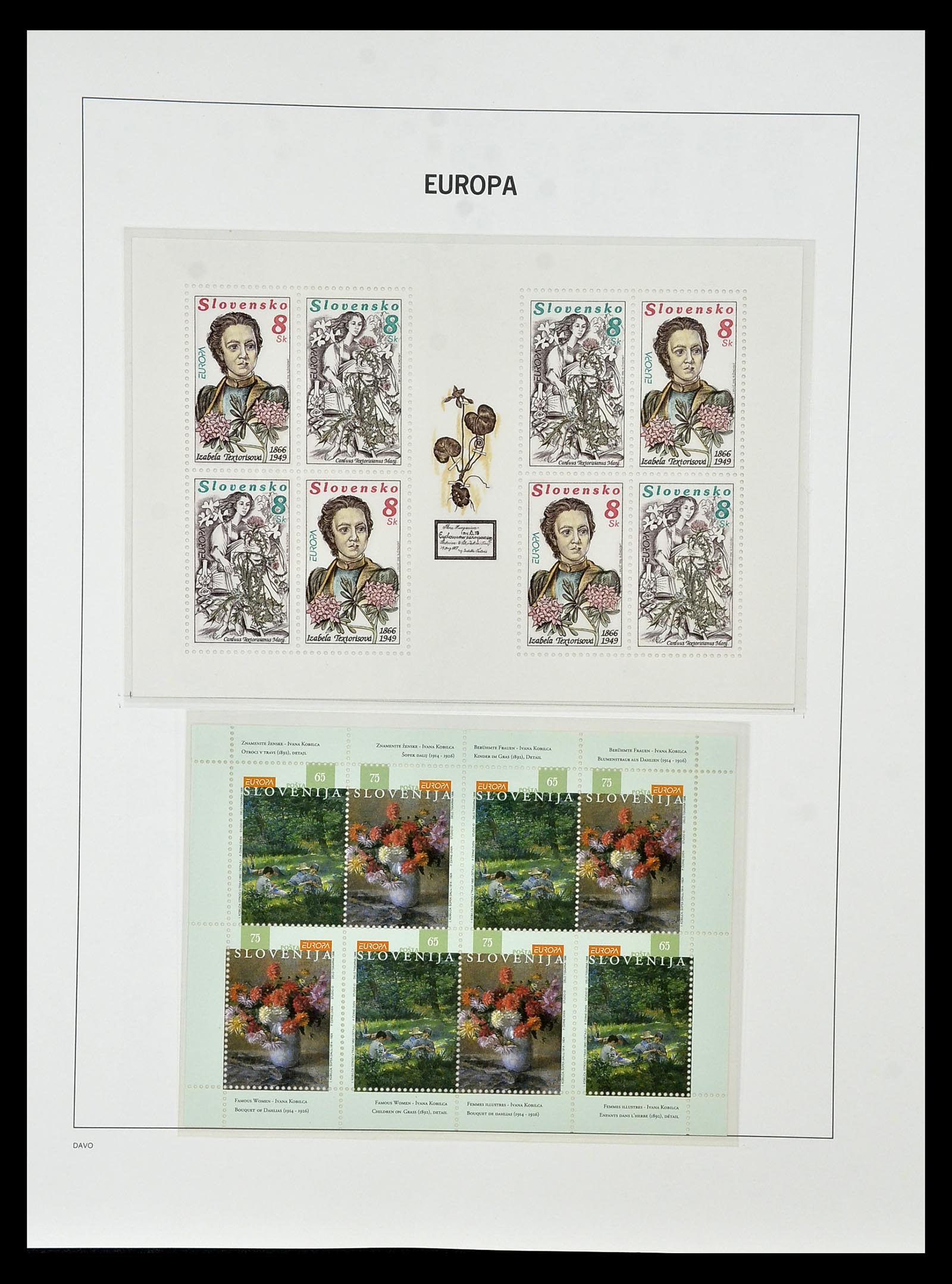 34838 405 - Postzegelverzameling 34838 Europa CEPT 1956-1998.