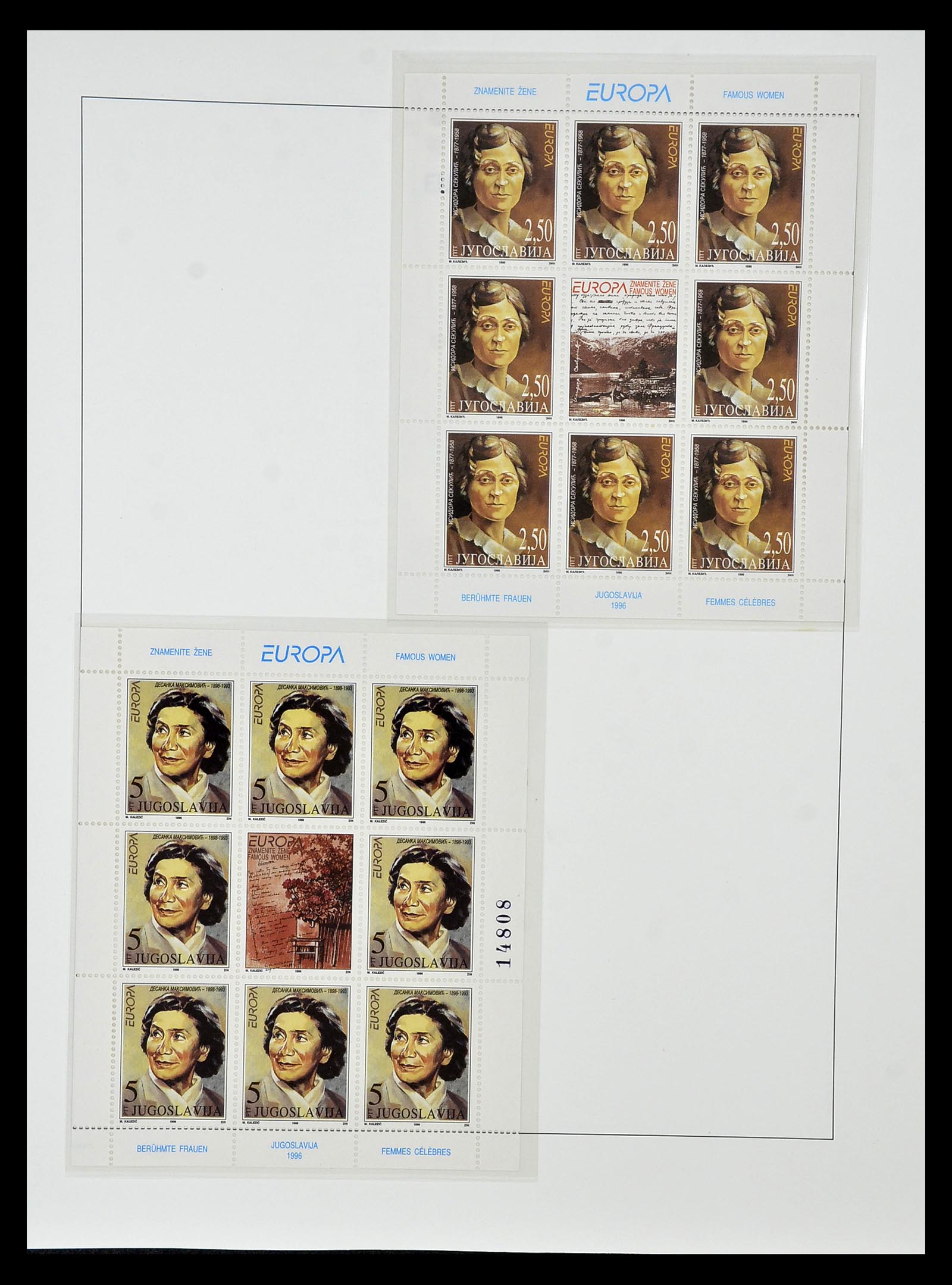 34838 406 - Postzegelverzameling 34838 Europa CEPT 1956-1998.