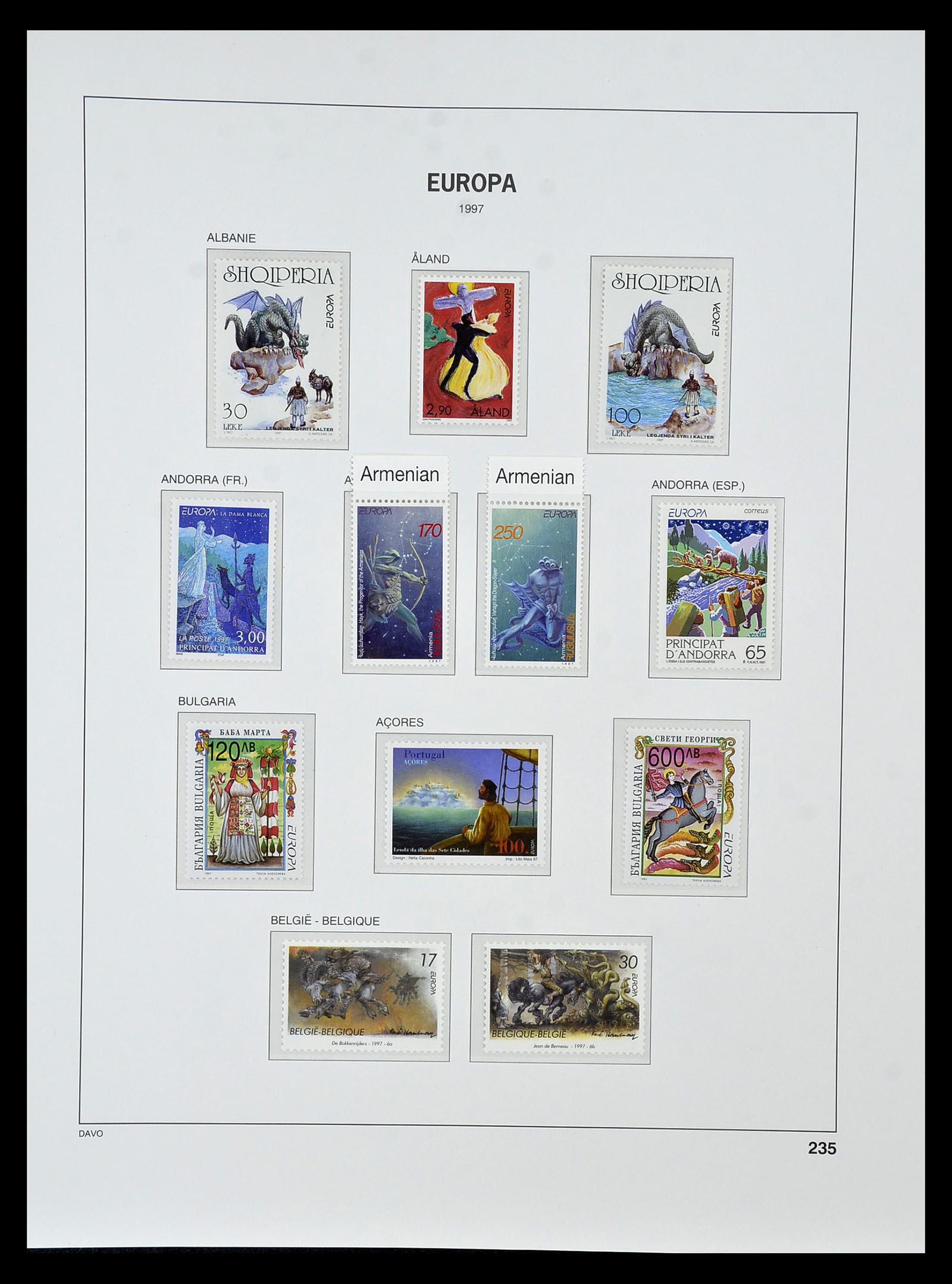 34838 408 - Postzegelverzameling 34838 Europa CEPT 1956-1998.