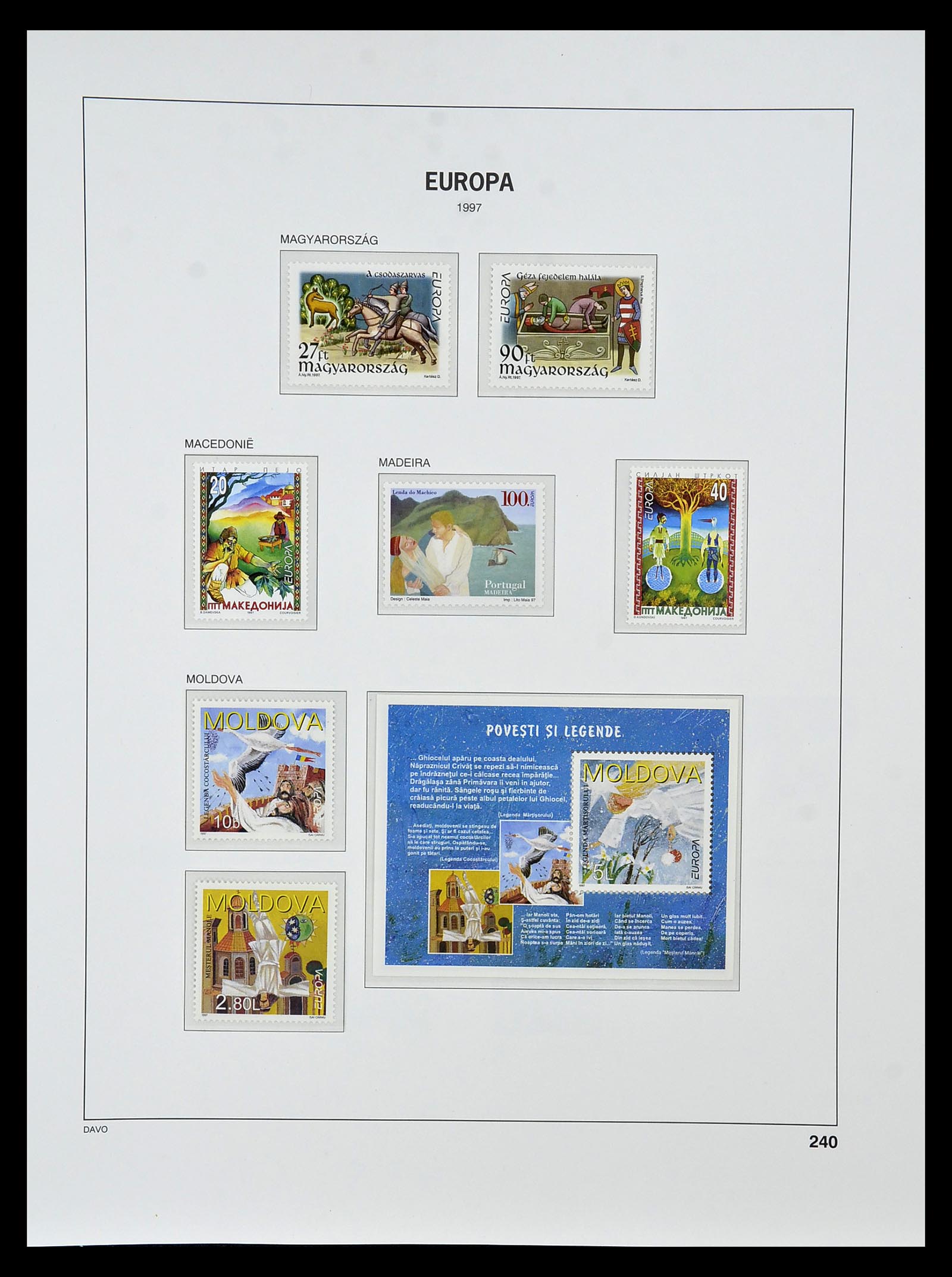 34838 413 - Postzegelverzameling 34838 Europa CEPT 1956-1998.