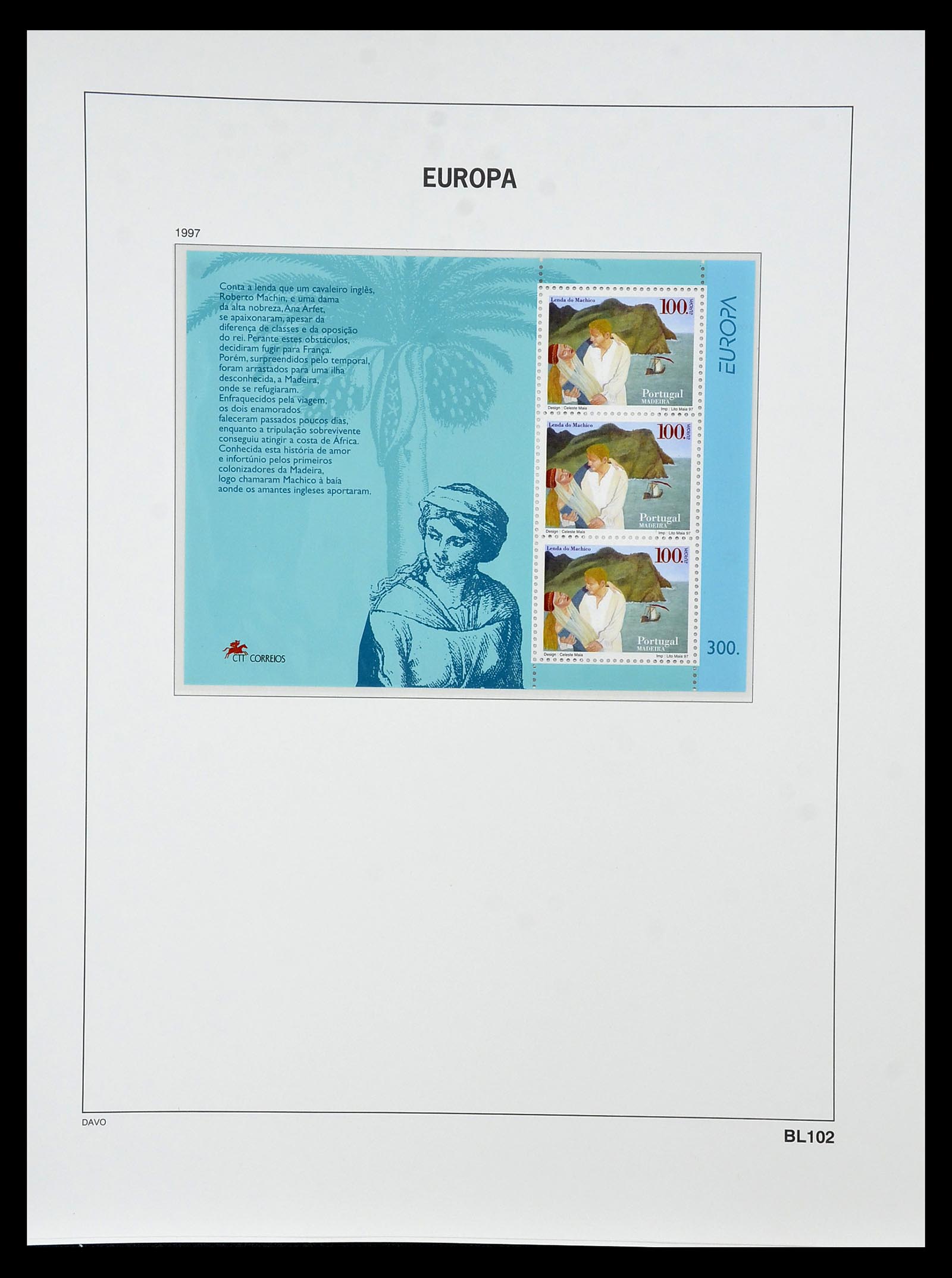 34838 419 - Postzegelverzameling 34838 Europa CEPT 1956-1998.