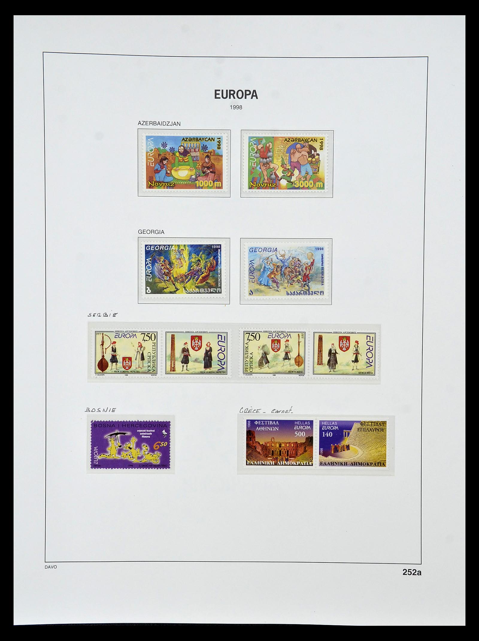 34838 429 - Postzegelverzameling 34838 Europa CEPT 1956-1998.