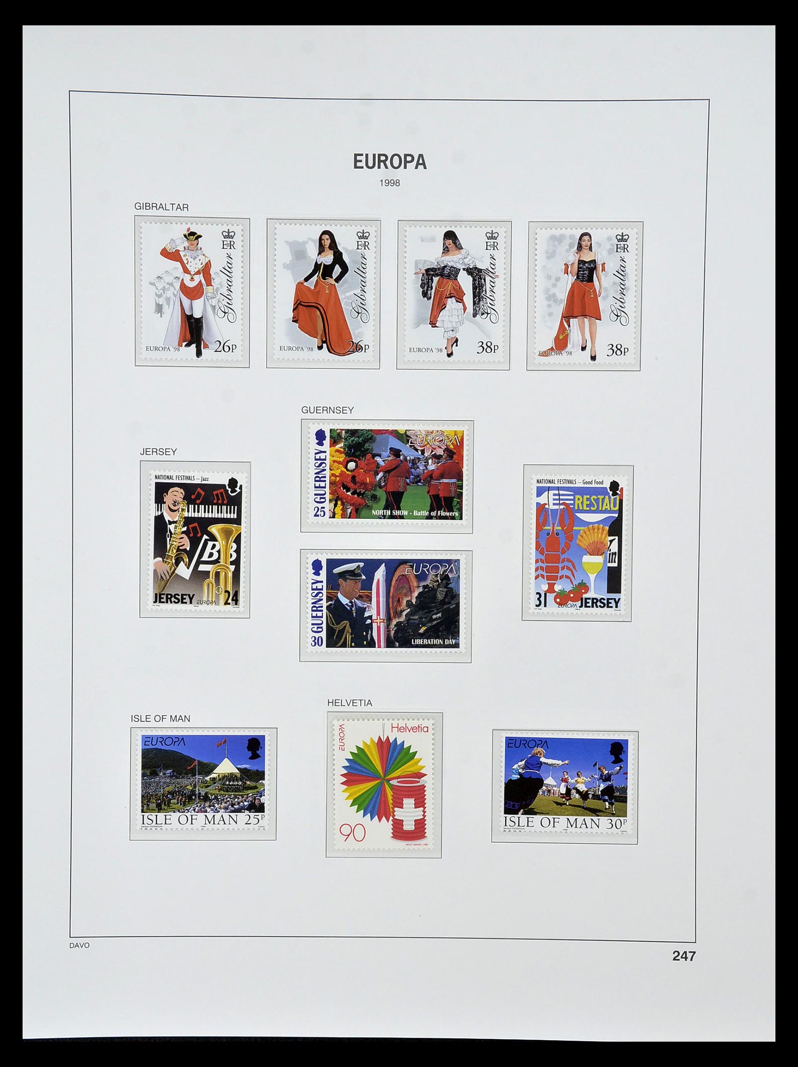 34838 433 - Postzegelverzameling 34838 Europa CEPT 1956-1998.