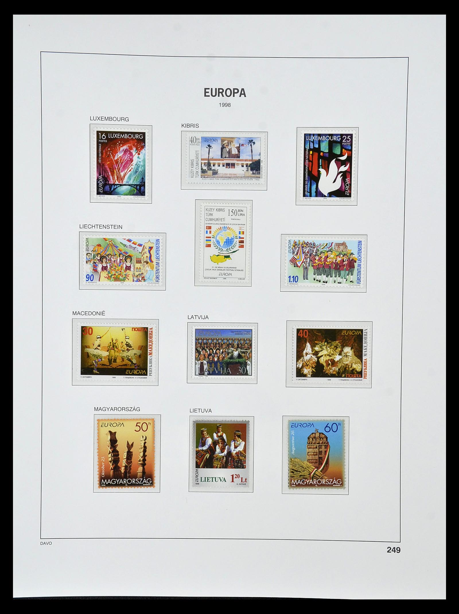 34838 435 - Stamp Collection 34838 Europa CEPT 1956-1998.