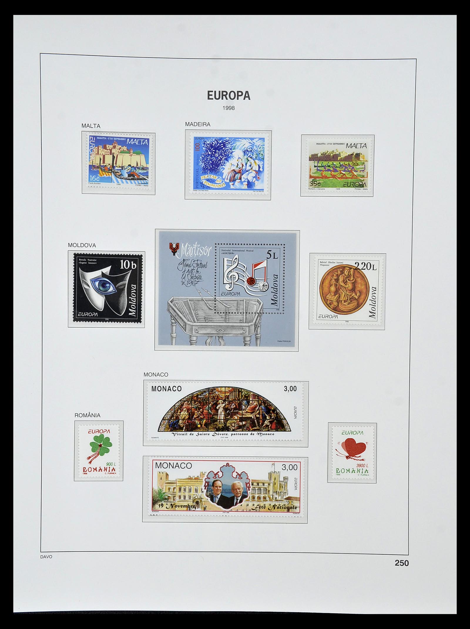 34838 436 - Postzegelverzameling 34838 Europa CEPT 1956-1998.