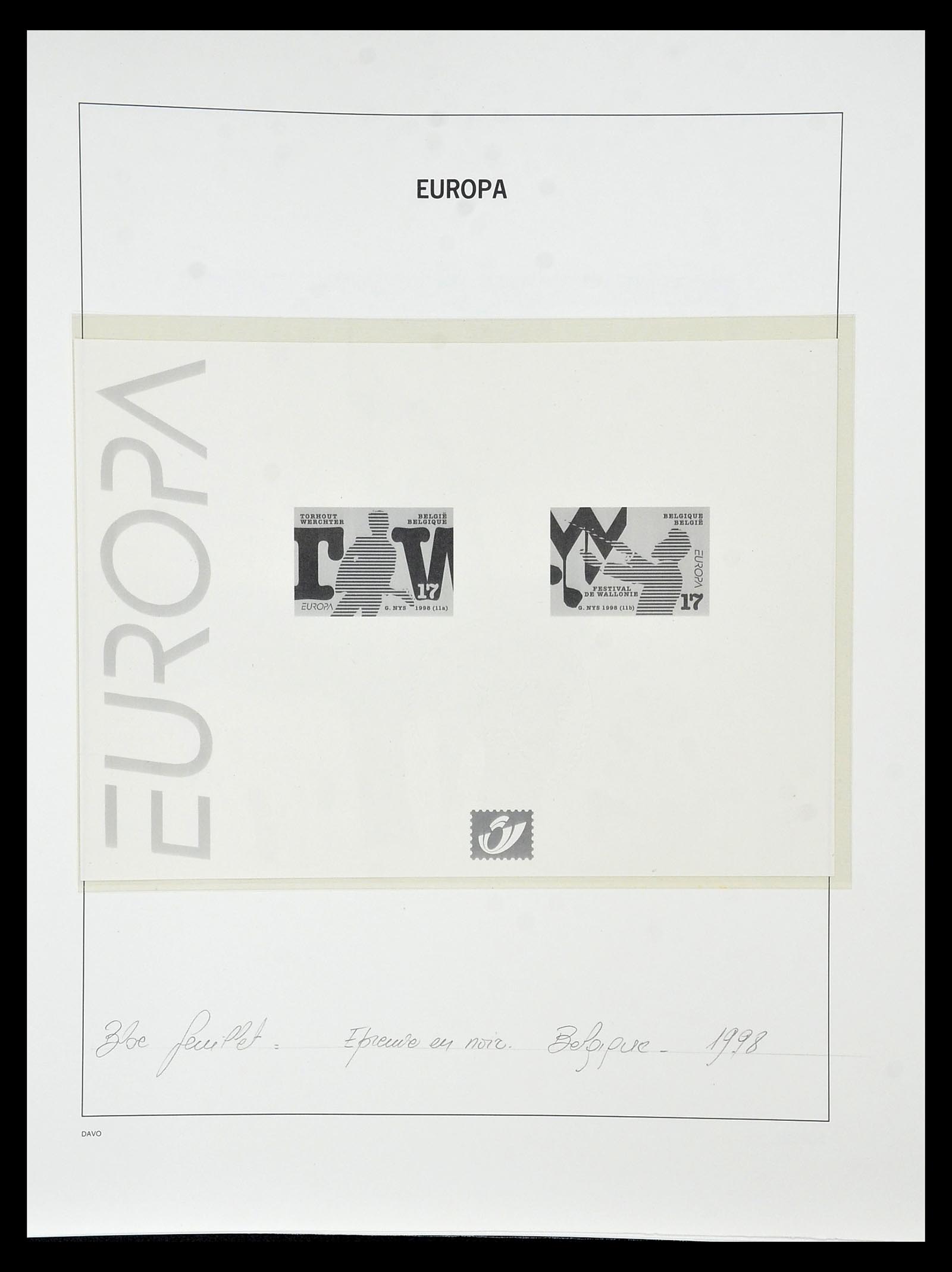 34838 439 - Postzegelverzameling 34838 Europa CEPT 1956-1998.