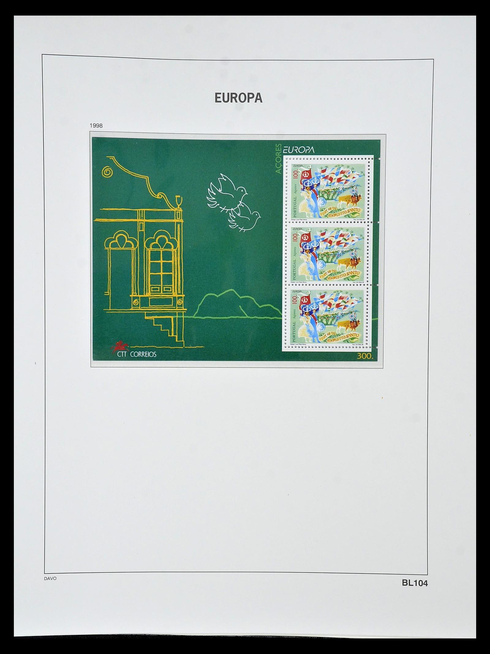 34838 440 - Postzegelverzameling 34838 Europa CEPT 1956-1998.