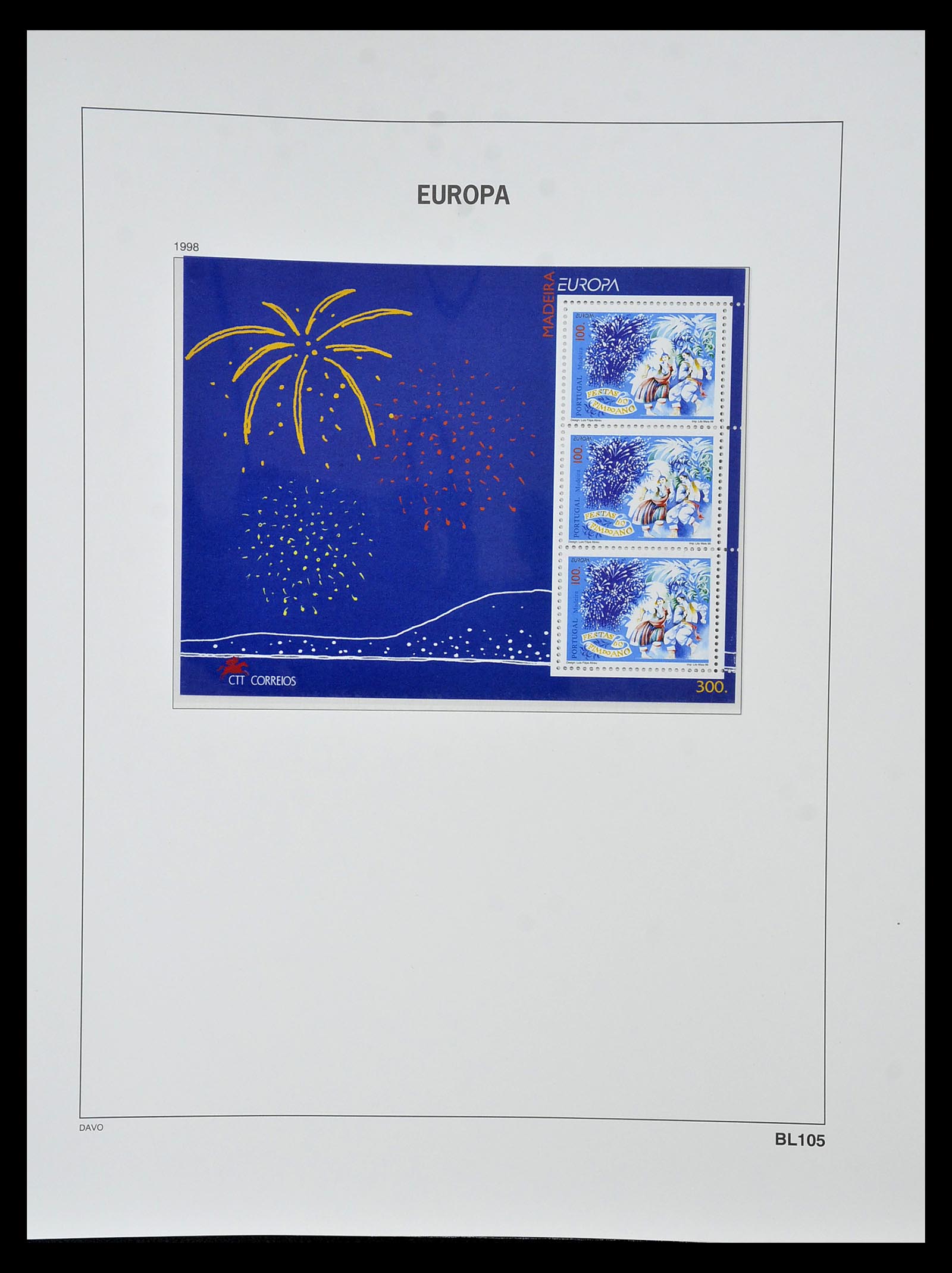 34838 441 - Postzegelverzameling 34838 Europa CEPT 1956-1998.