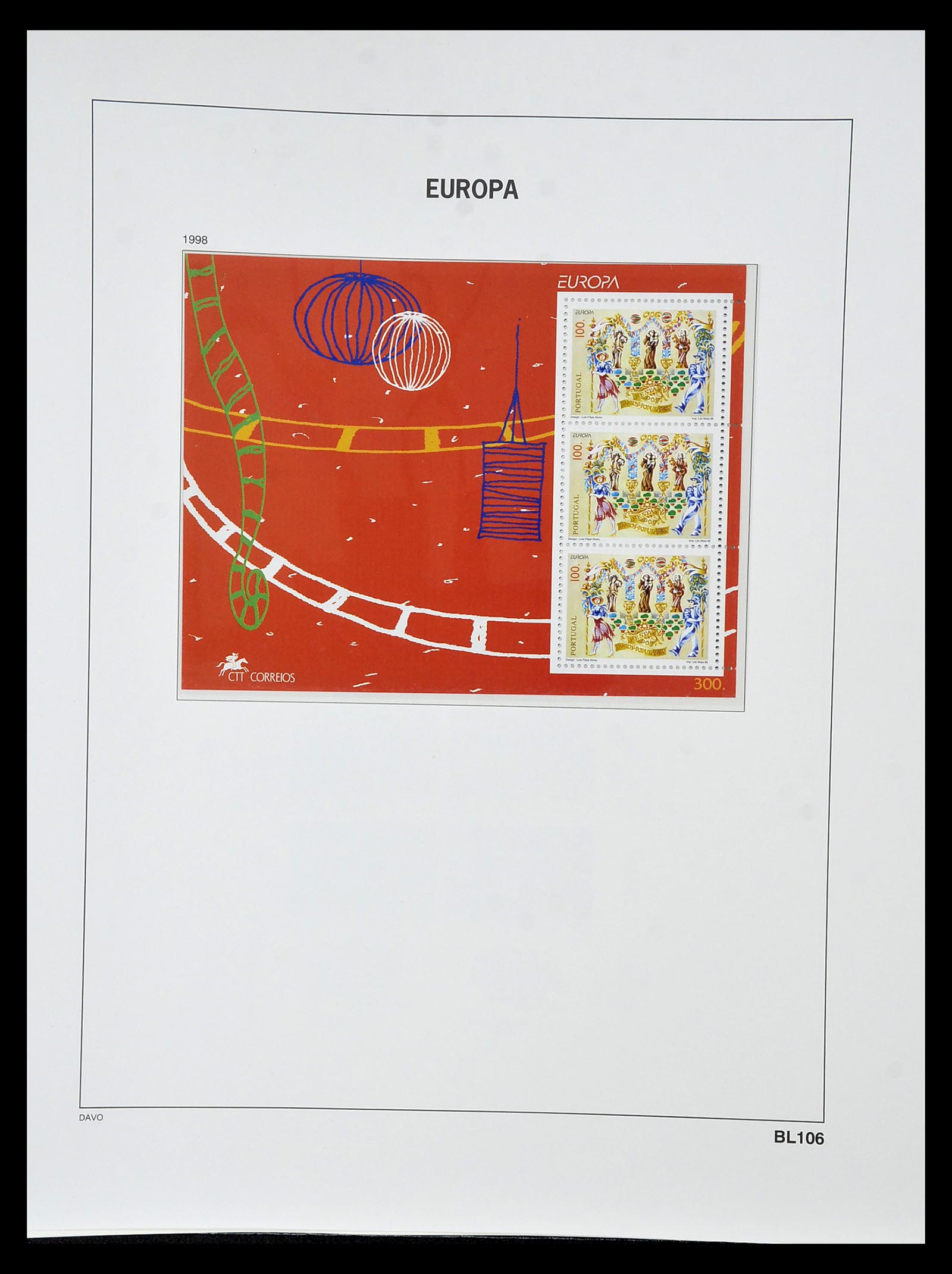 34838 442 - Postzegelverzameling 34838 Europa CEPT 1956-1998.