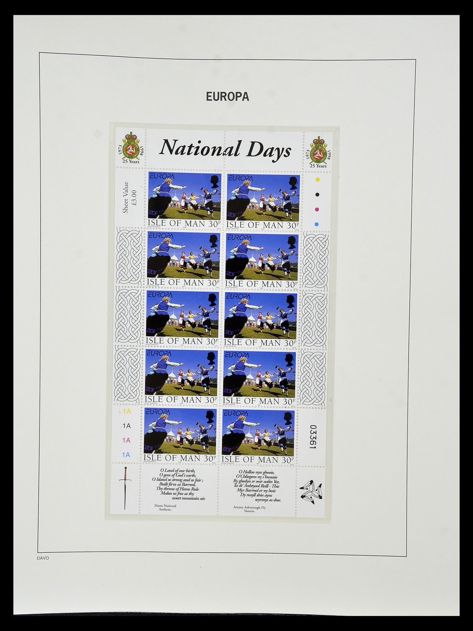 34838 443 - Postzegelverzameling 34838 Europa CEPT 1956-1998.
